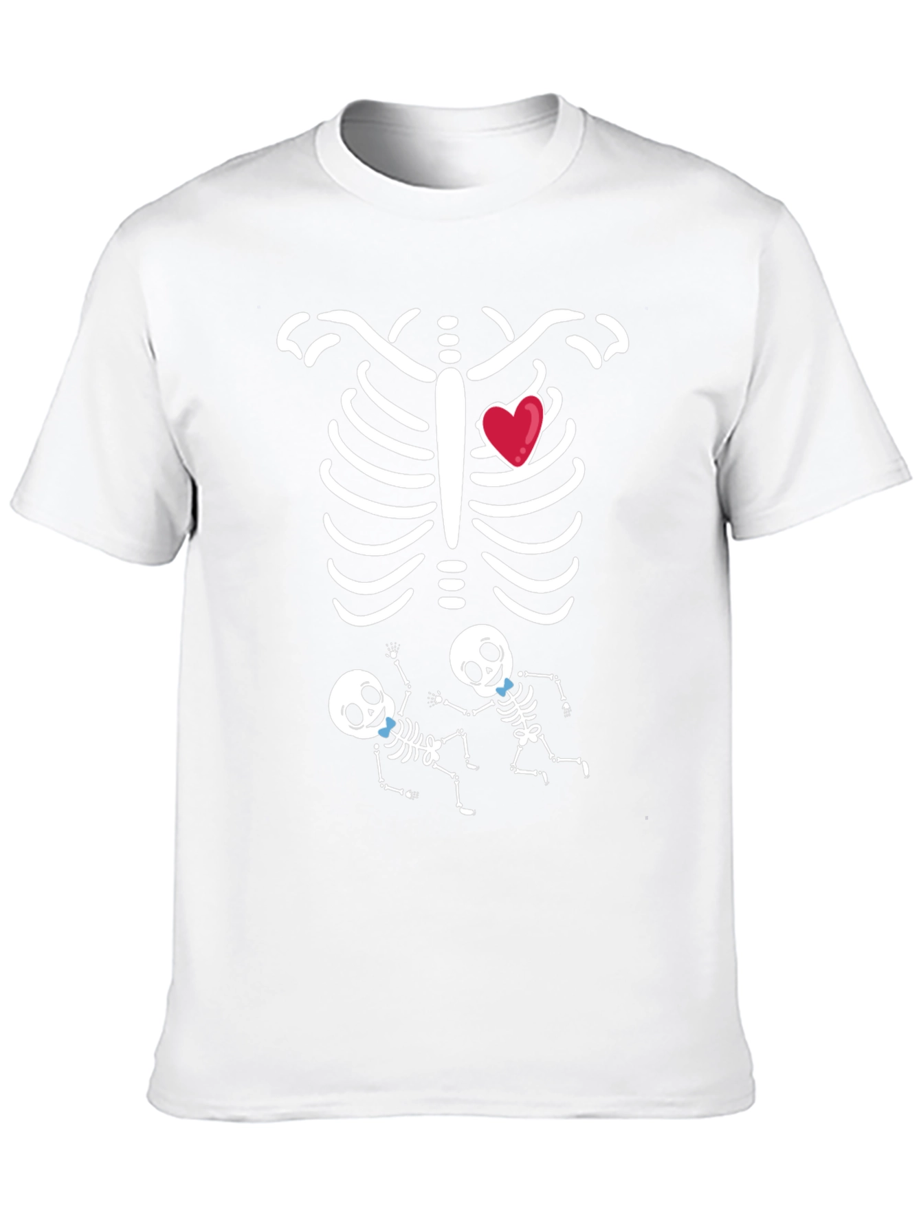 Pregnancy Skeleton T-Shirt - Expecting Twins