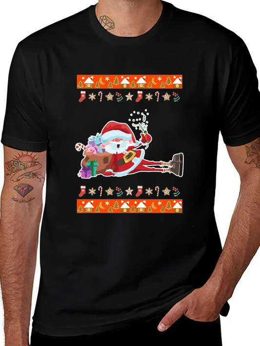 Santa Ugly Christmas T-Shirt