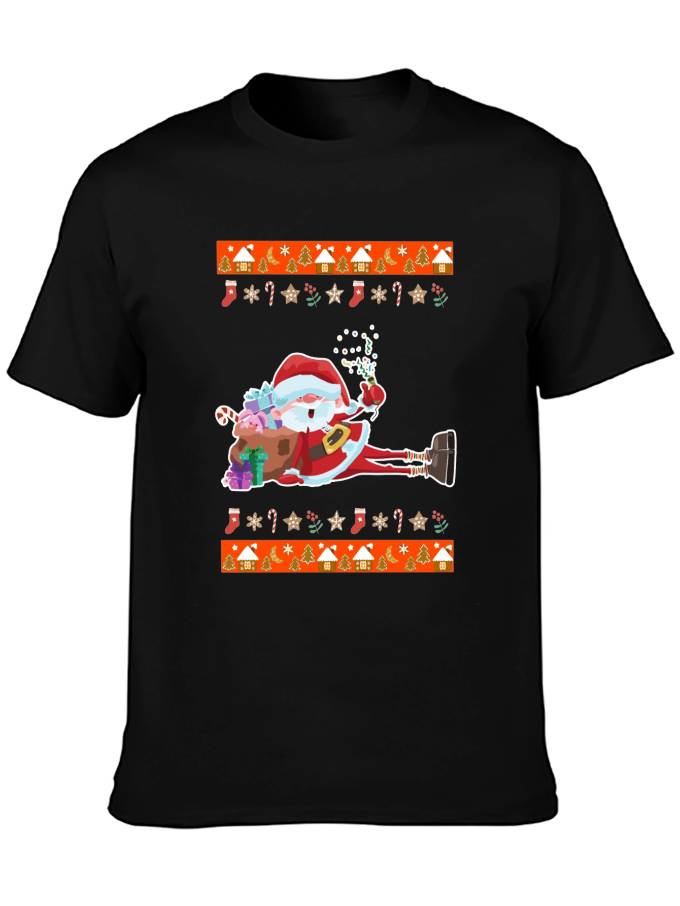 Santa Ugly Christmas T-Shirt