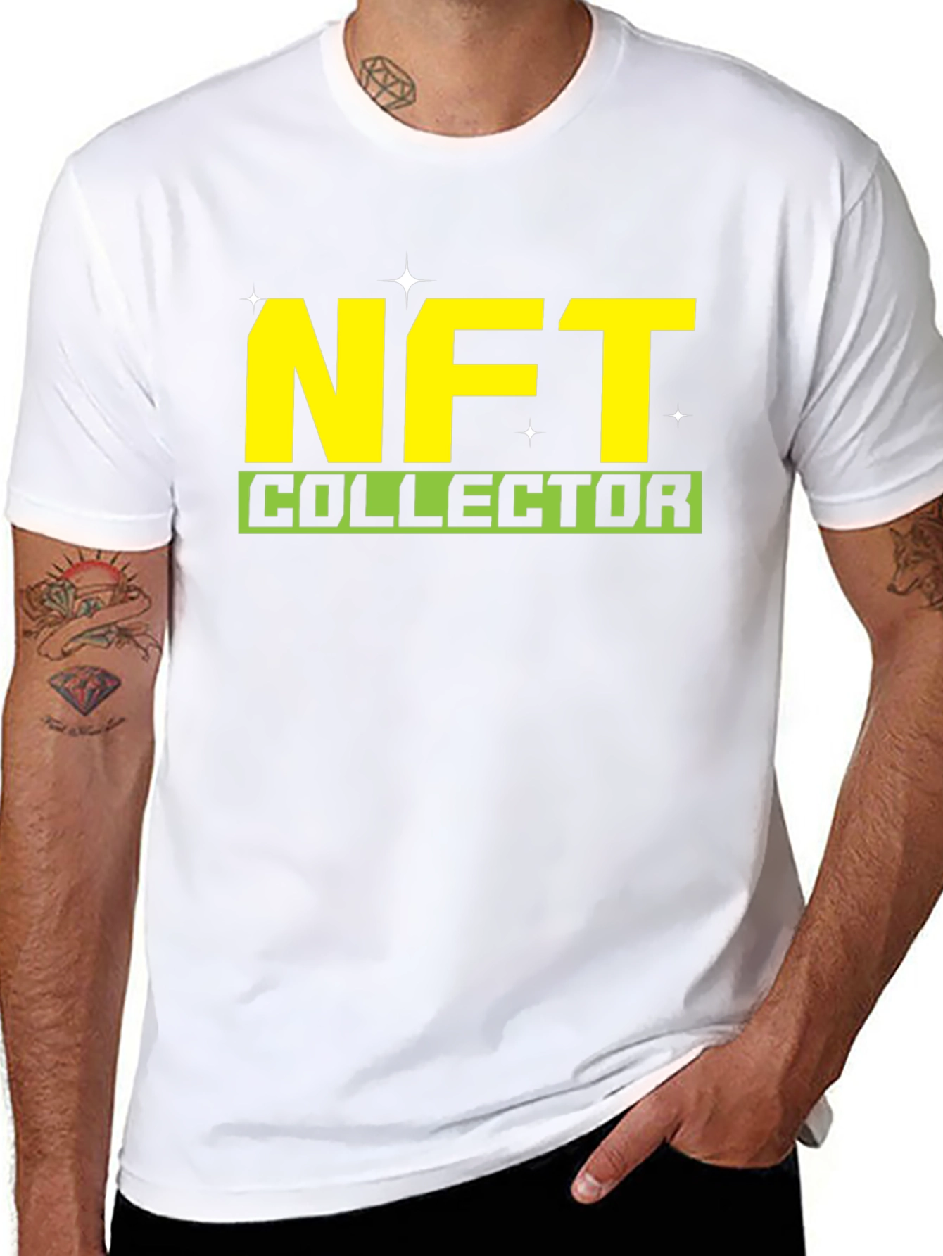 NFT Collector Graphic T-Shirt - Black