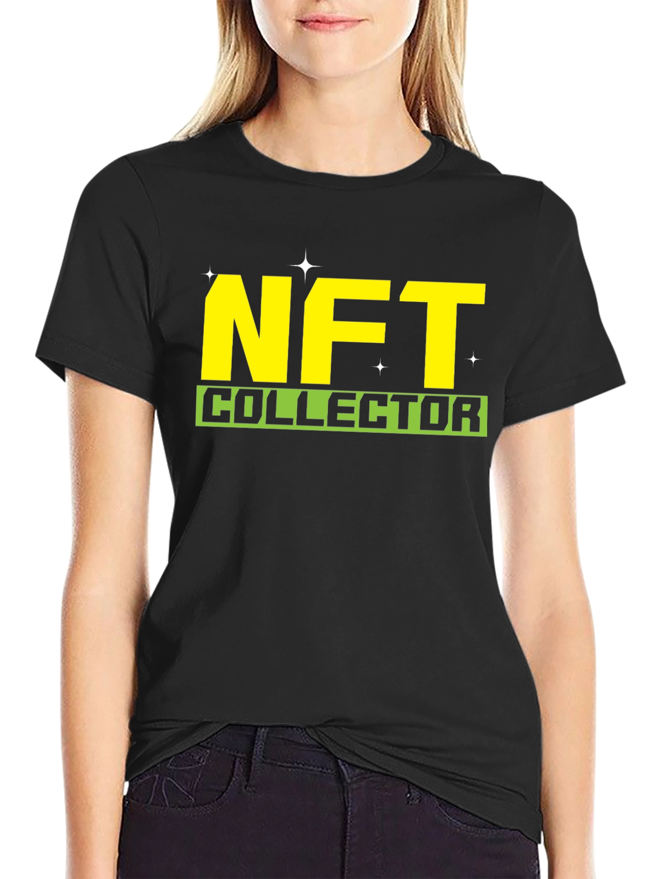 NFT Collector Graphic T-Shirt - Black