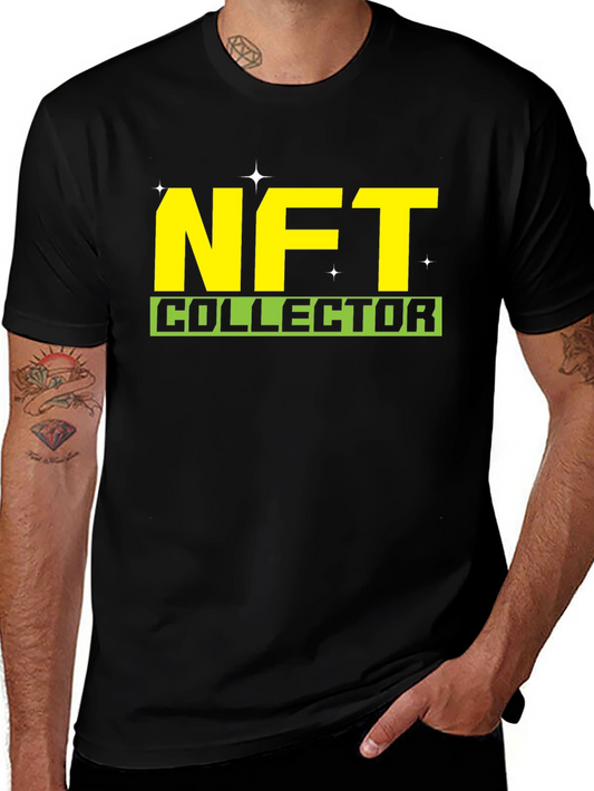 NFT Collector Graphic T-Shirt - Black