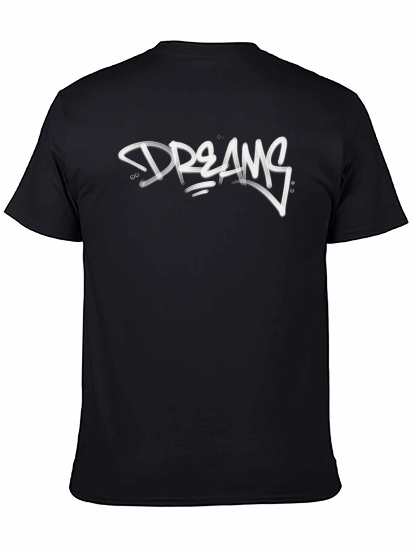 Dreams Graphic Print Black T-Shirt