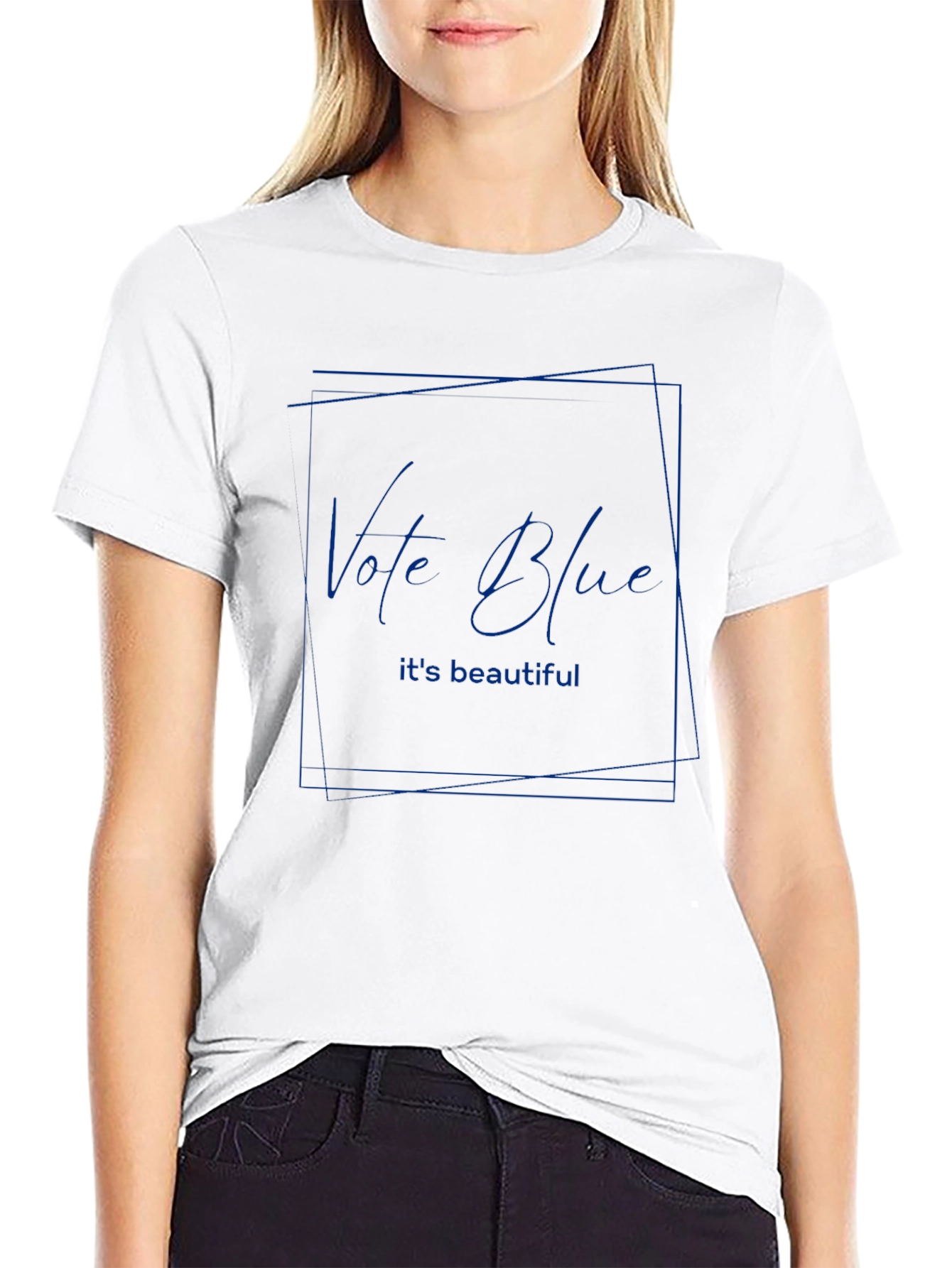 Vote Blue Graphic T-Shirt