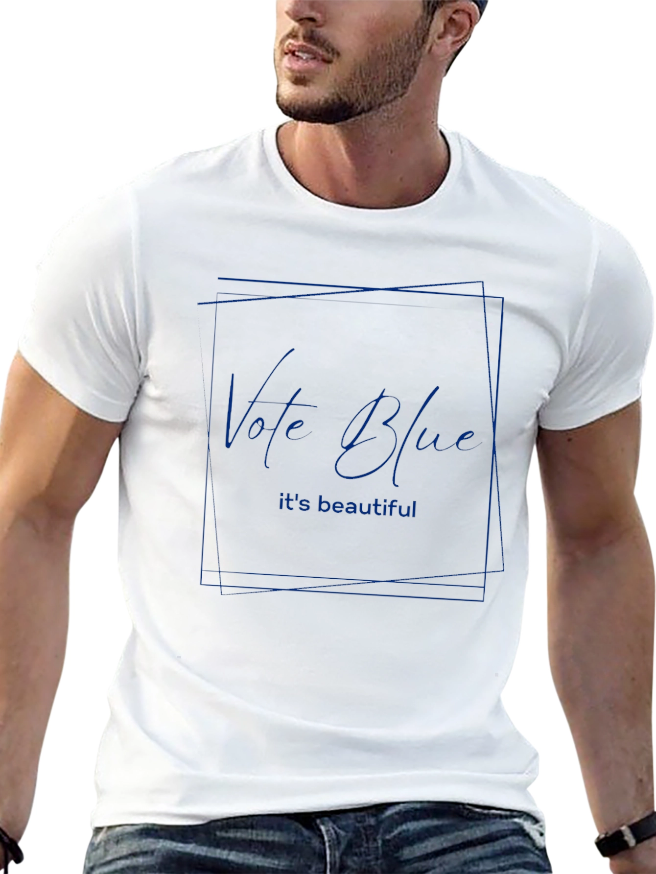 Vote Blue Graphic T-Shirt