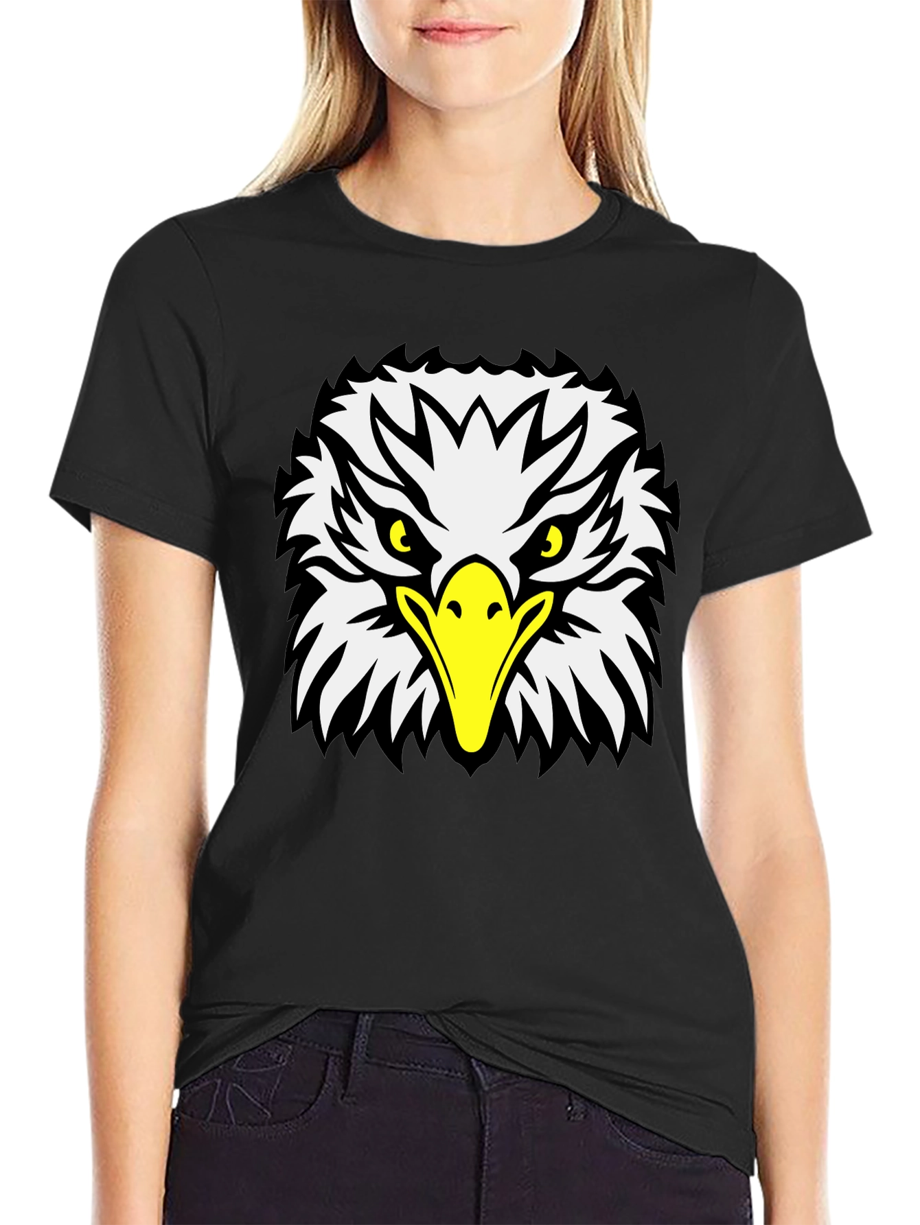 Black Eagle Graphic Tee - Bold Style