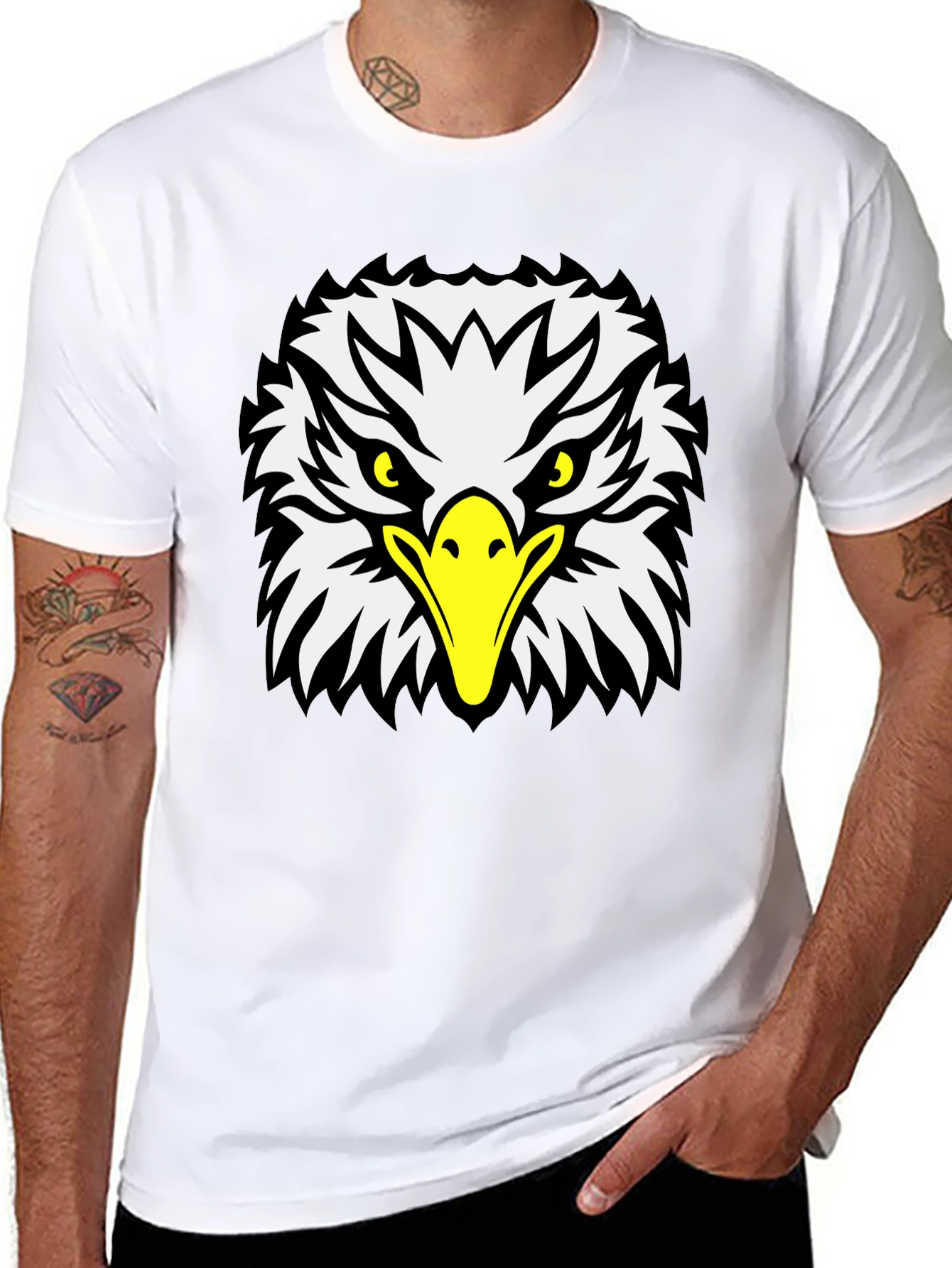 Black Eagle Graphic Tee - Bold Style