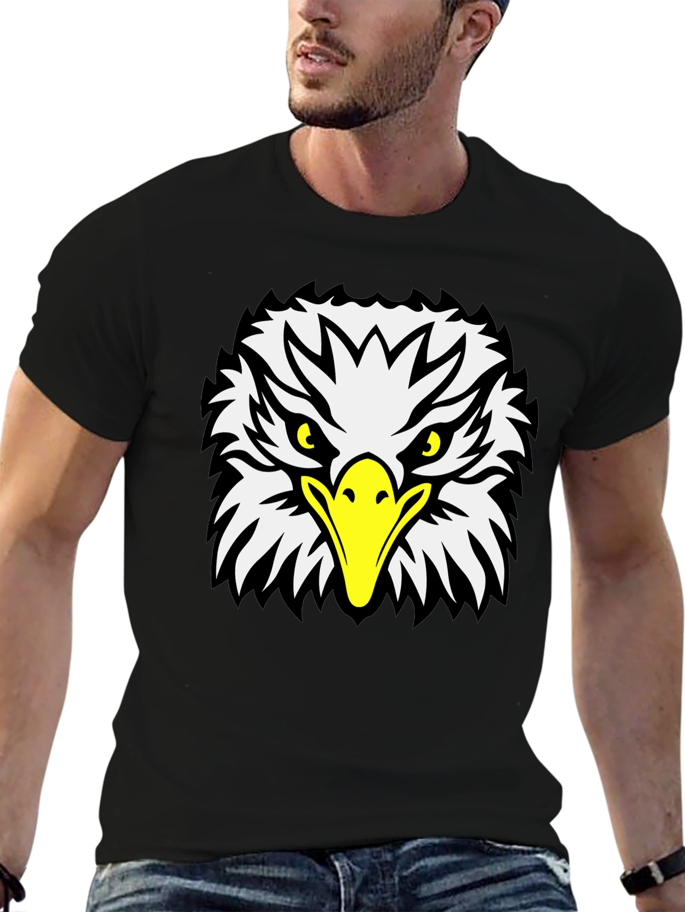 Black Eagle Graphic Tee - Bold Style
