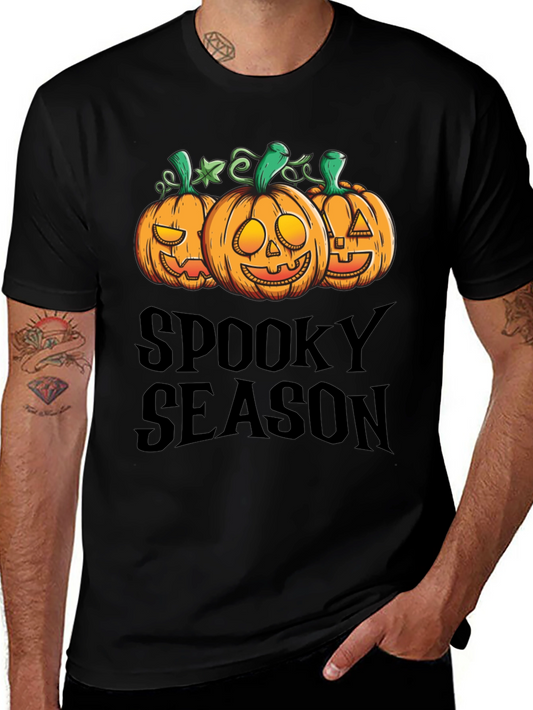 Spooky Season Pumpkin Graphic T-Shirt