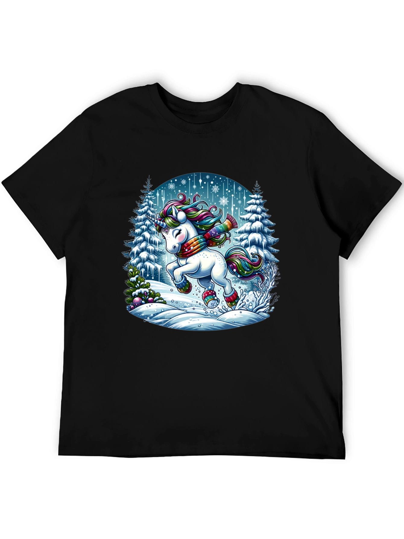 Winter Unicorn Graphic Tee