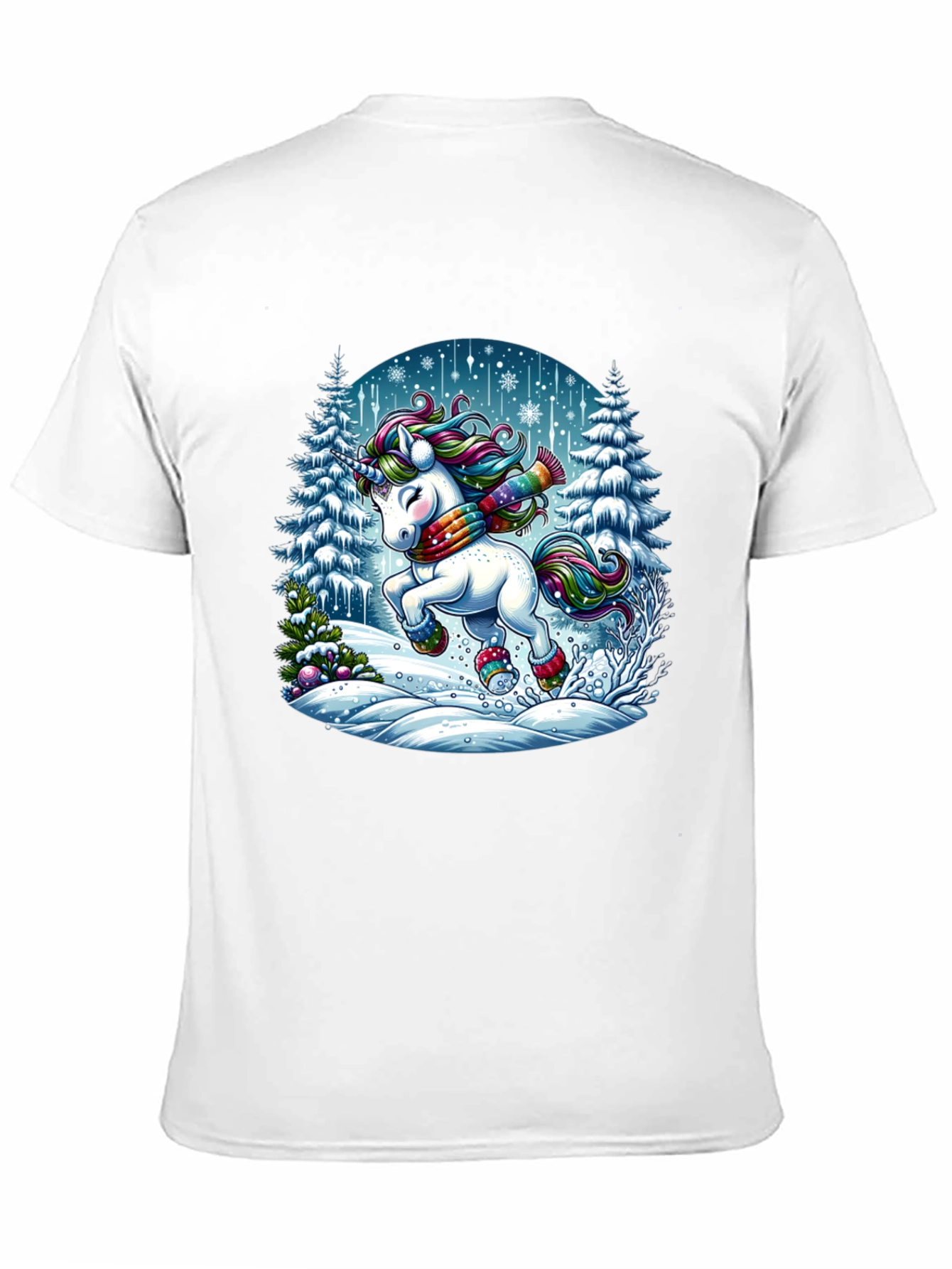 Winter Unicorn Graphic Tee
