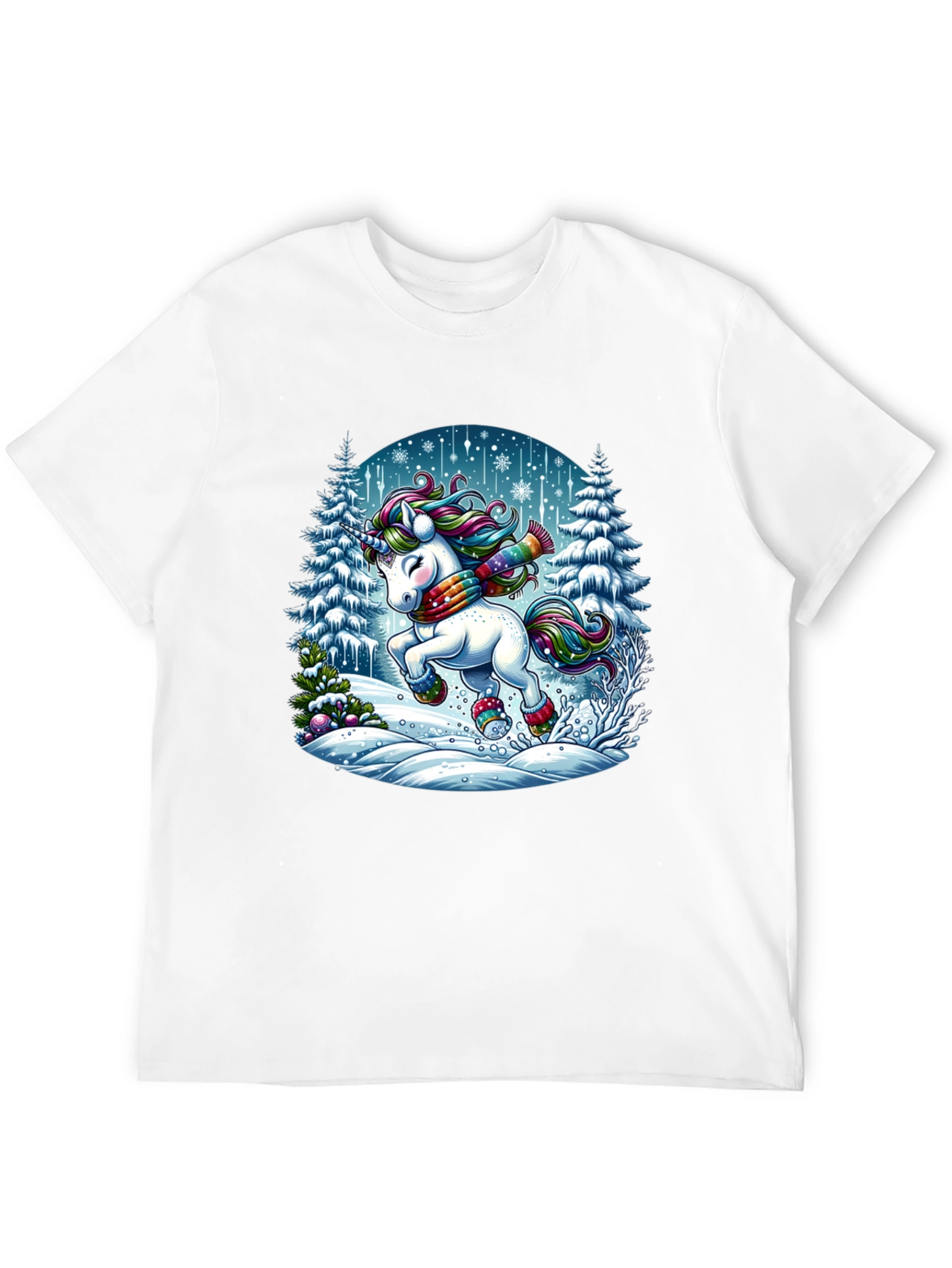 Winter Unicorn Graphic Tee