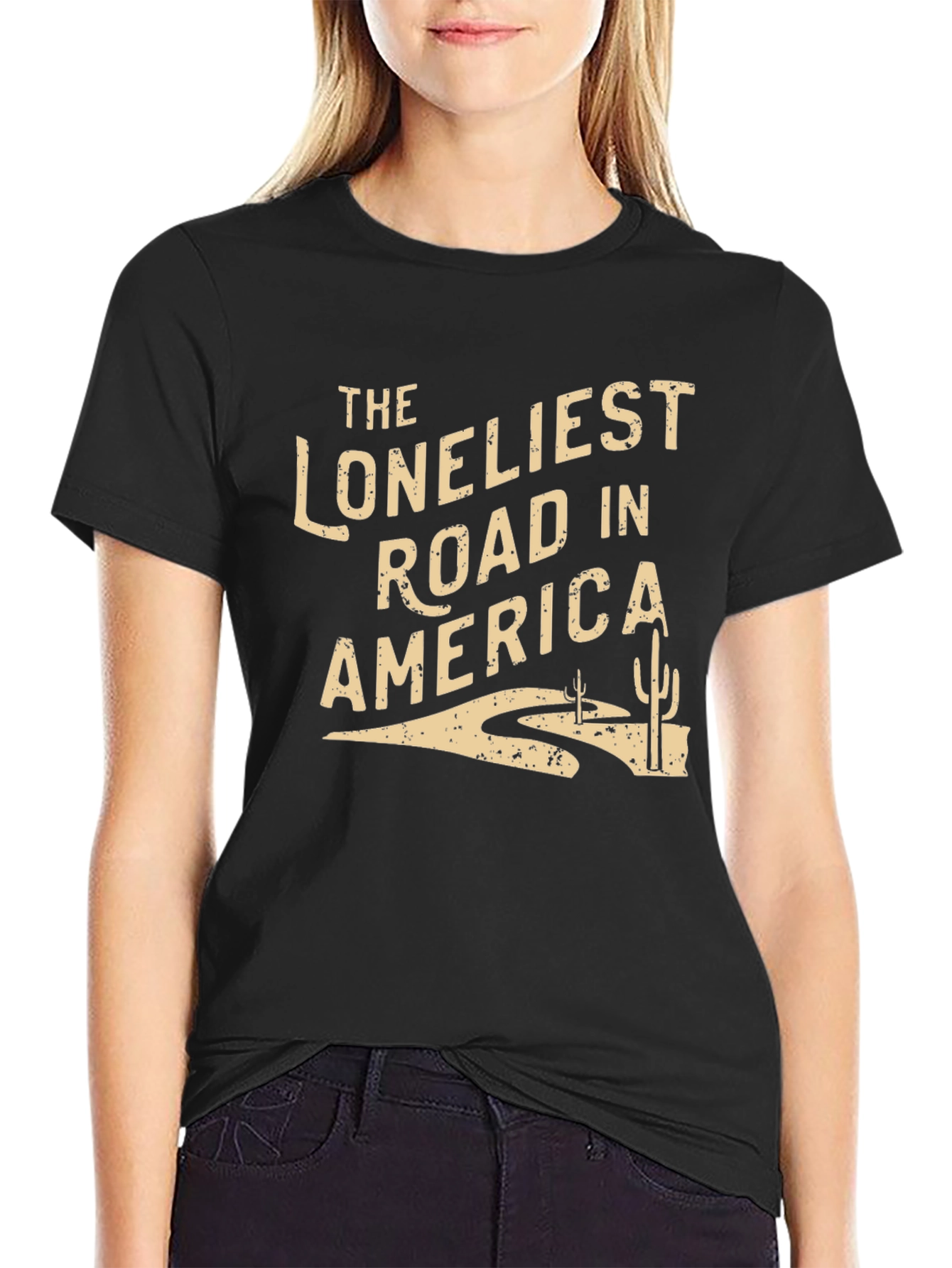 The Loneliest Road in America Graphic Tee