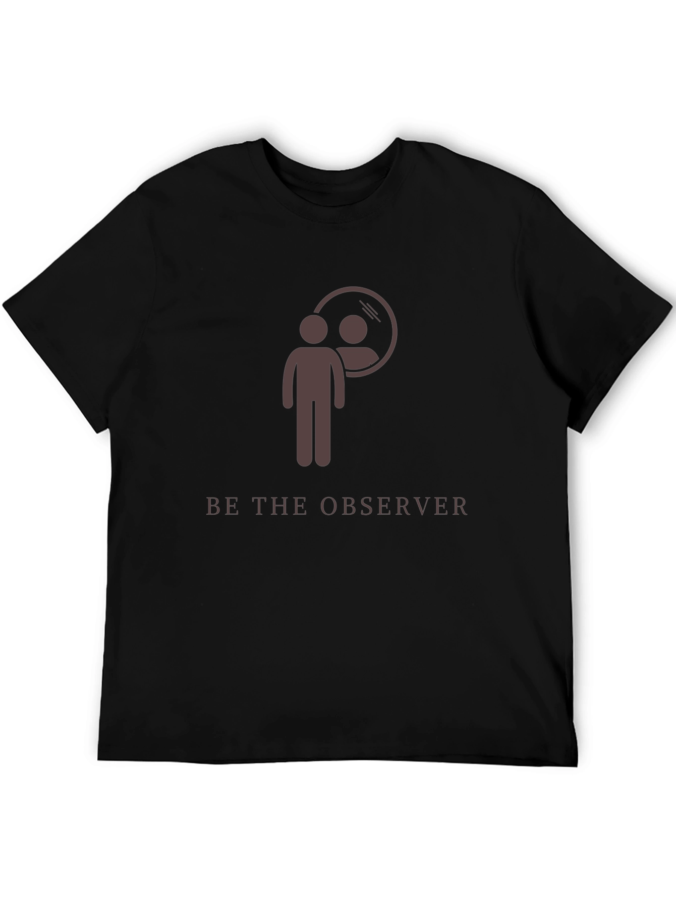 Be the Observer Graphic Tee - Black Unisex T-Shirt