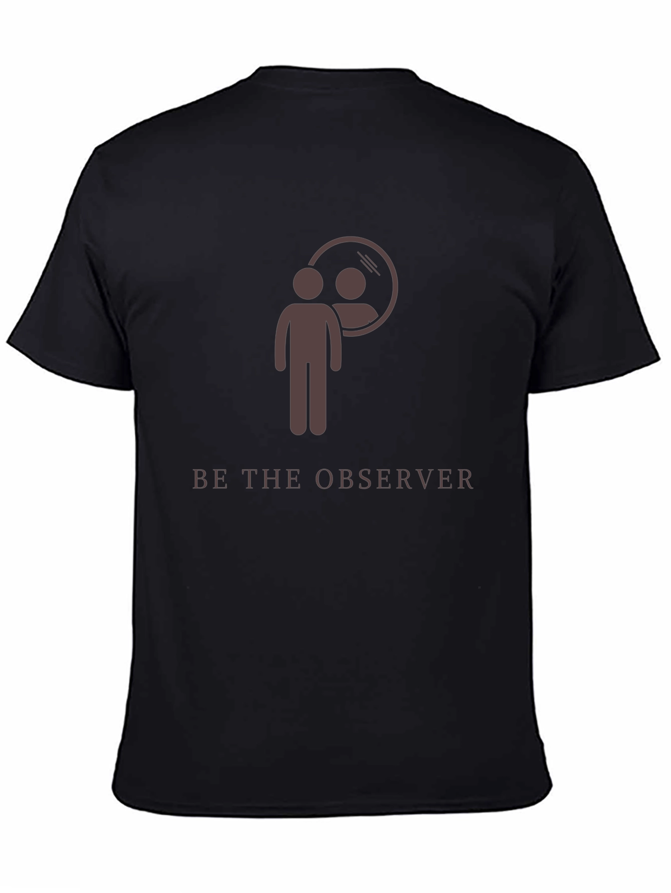 Be the Observer Graphic Tee - Black Unisex T-Shirt