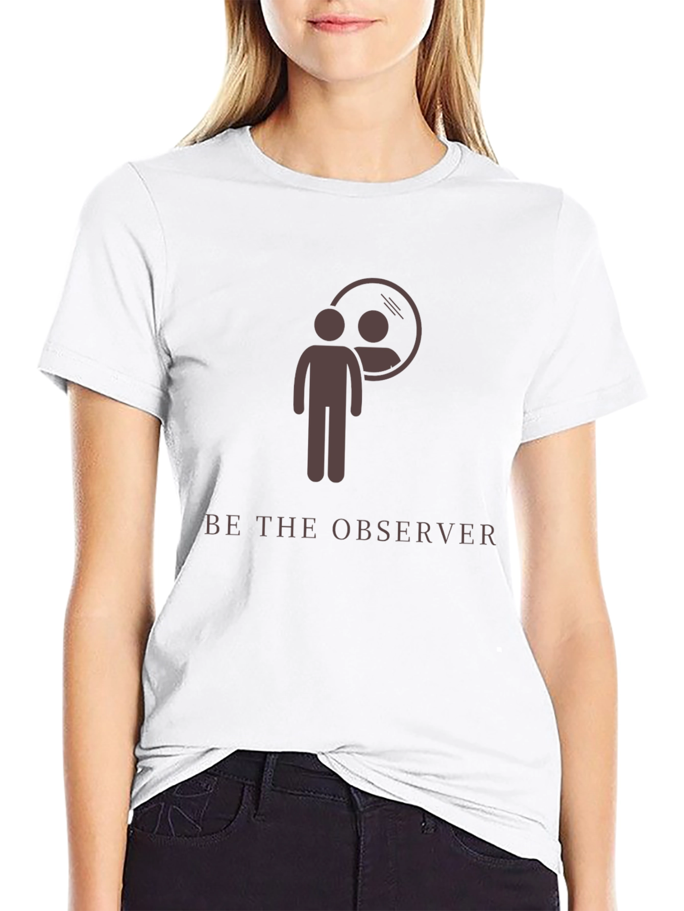 Be the Observer Graphic Tee - Black Unisex T-Shirt