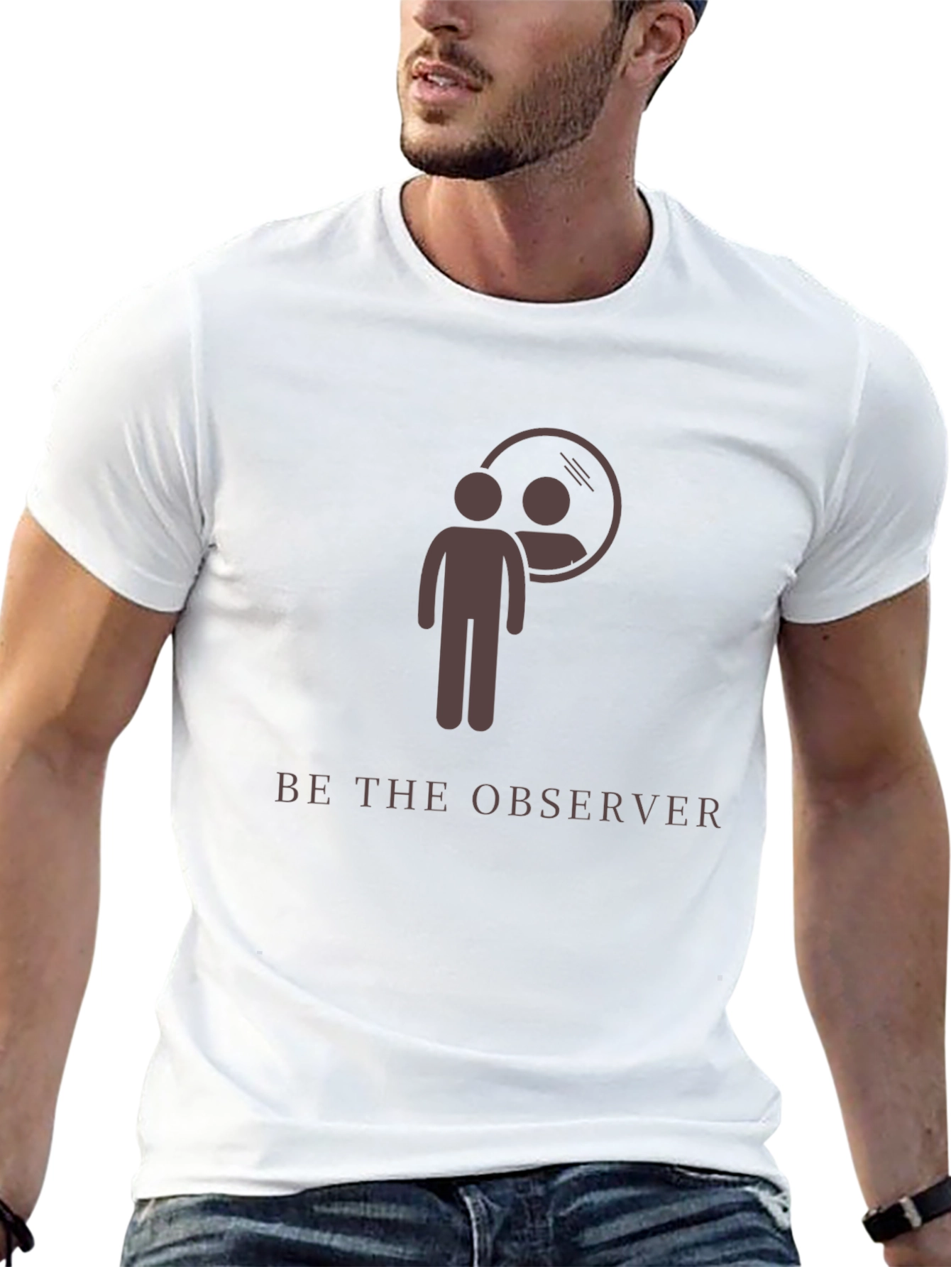 Be the Observer Graphic Tee - Black Unisex T-Shirt