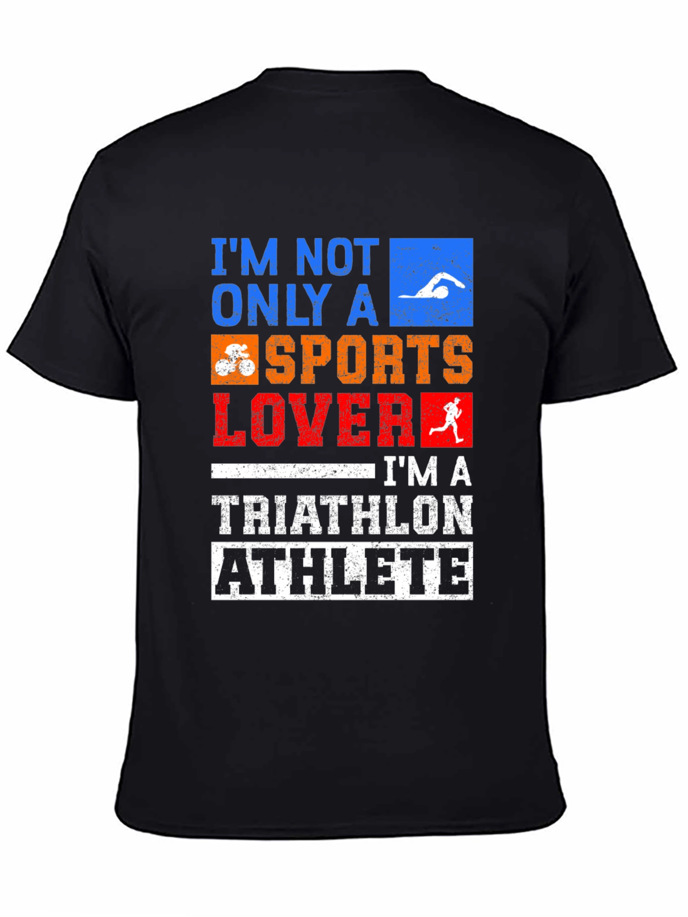 Triathlon Athlete T-Shirt - Sports Lover Design