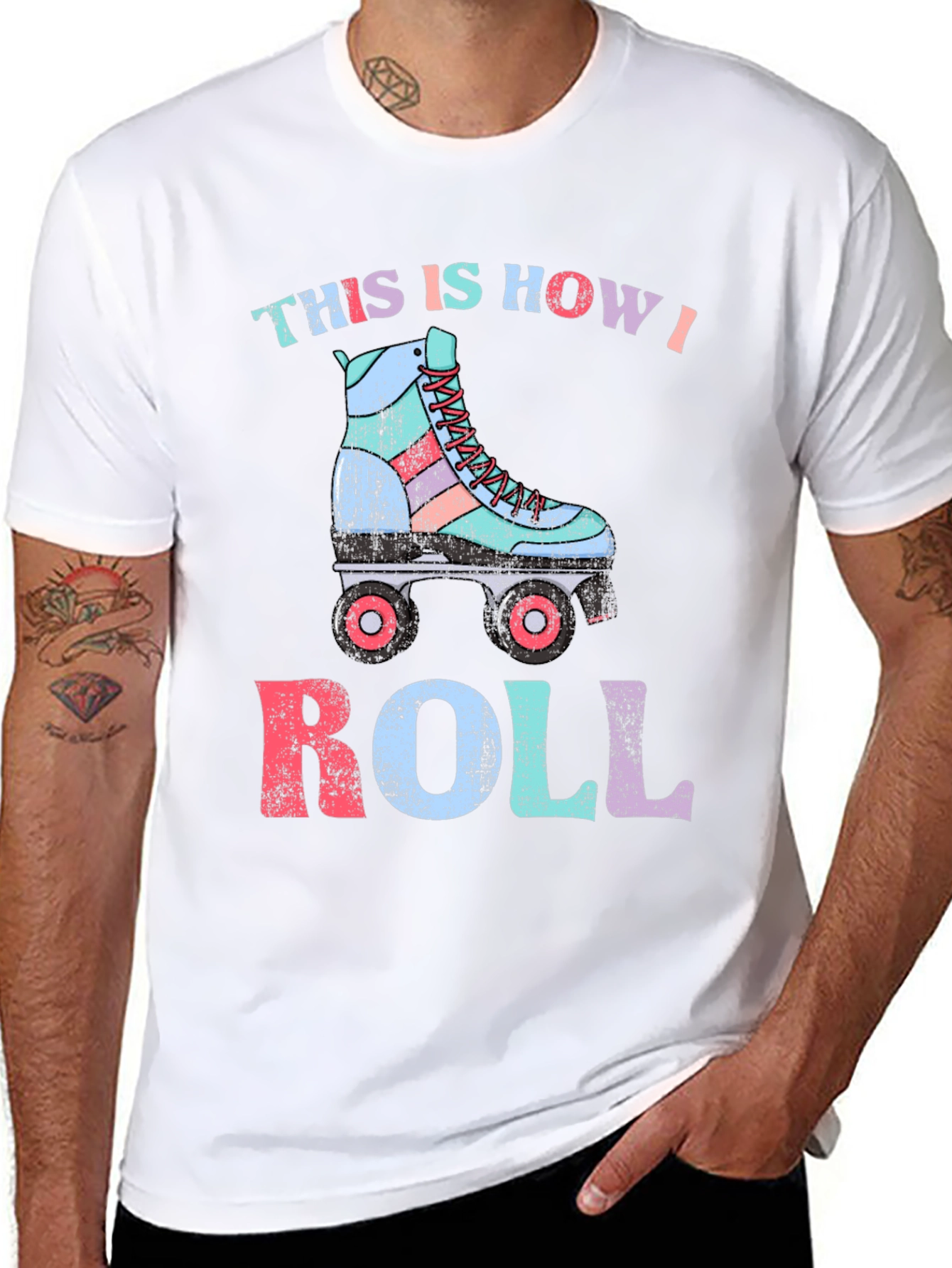 This Is How I Roll Roller Skate T-Shirt