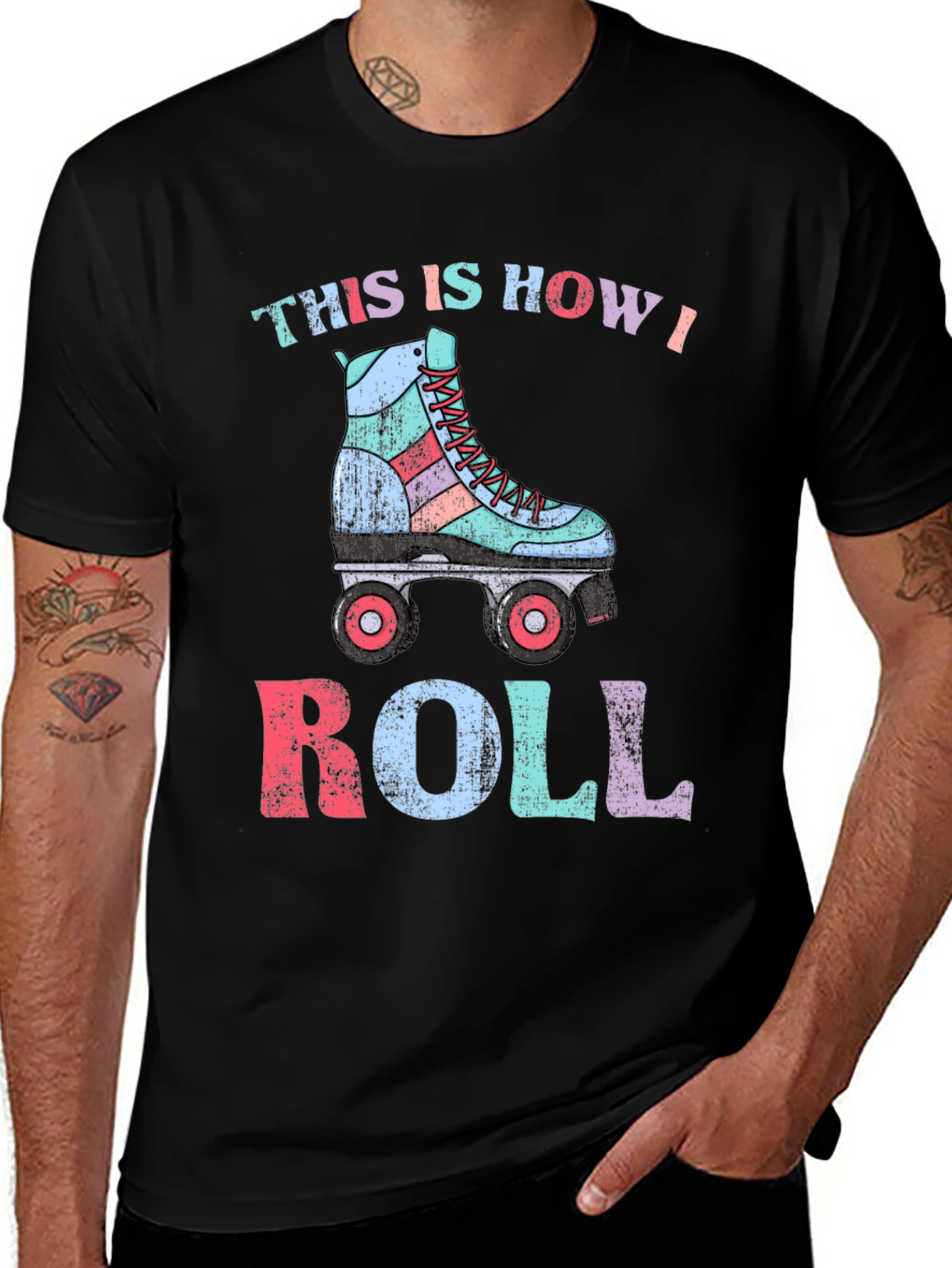 This Is How I Roll Roller Skate T-Shirt