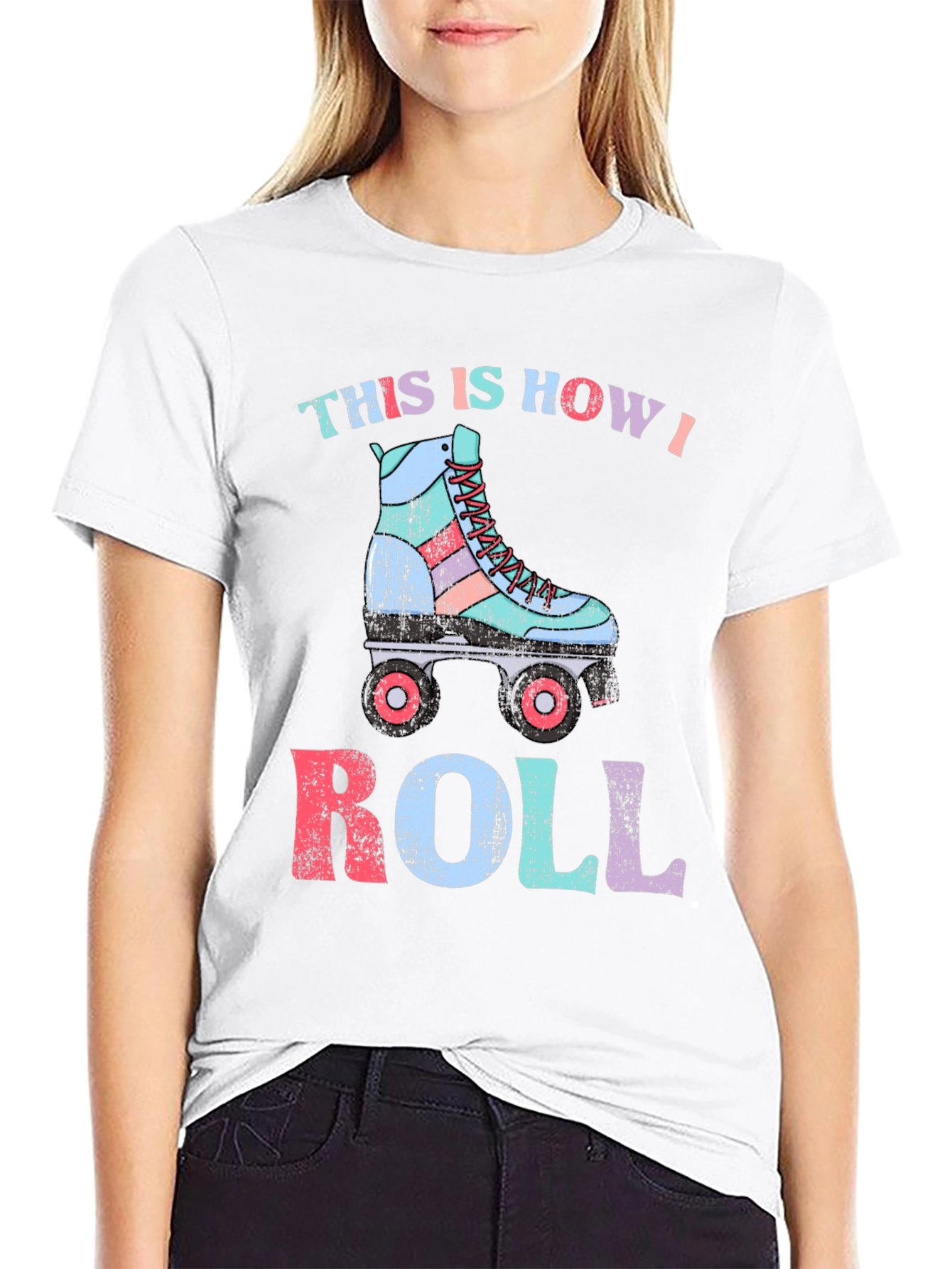 This Is How I Roll Roller Skate T-Shirt