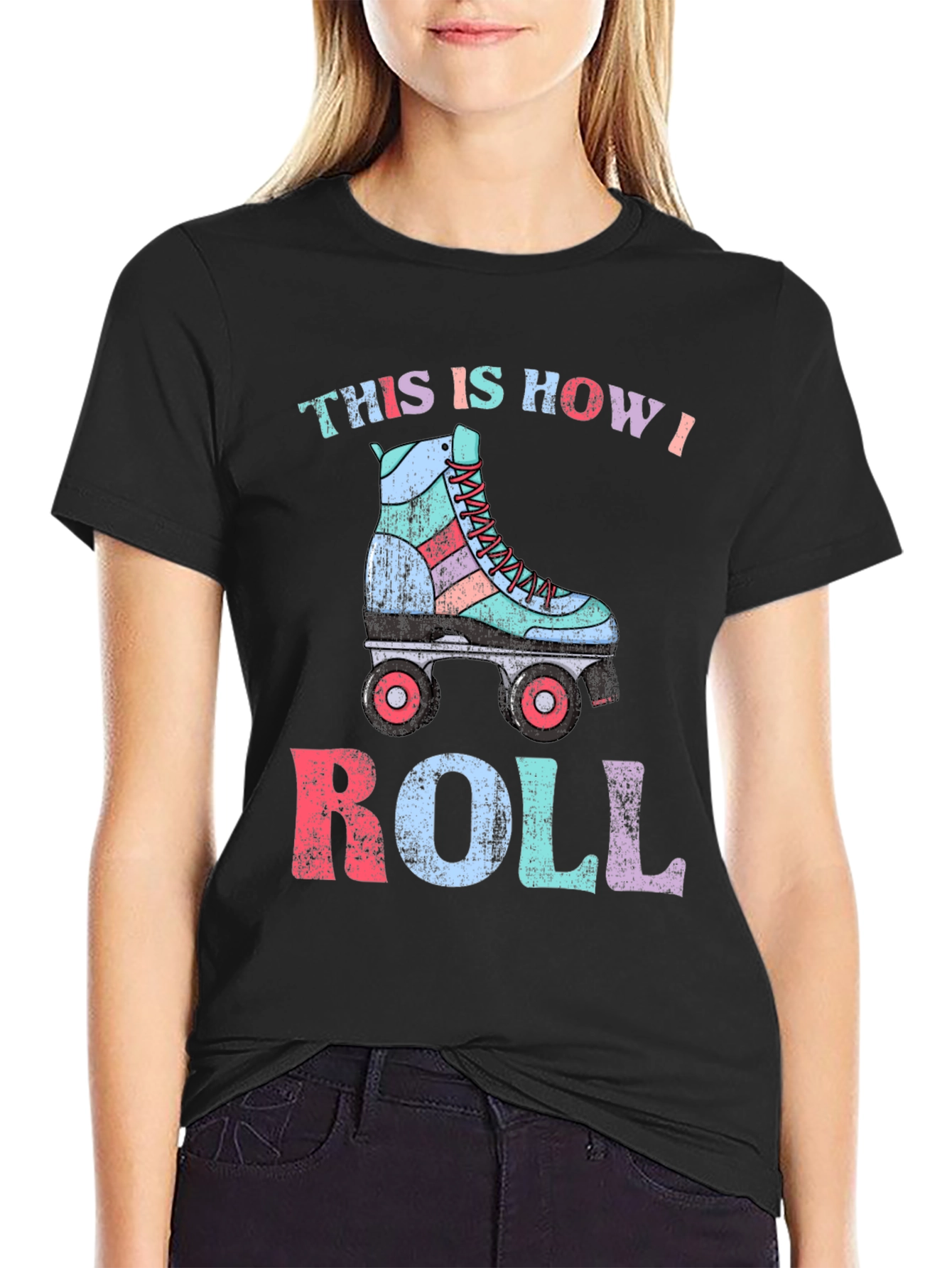 This Is How I Roll Roller Skate T-Shirt