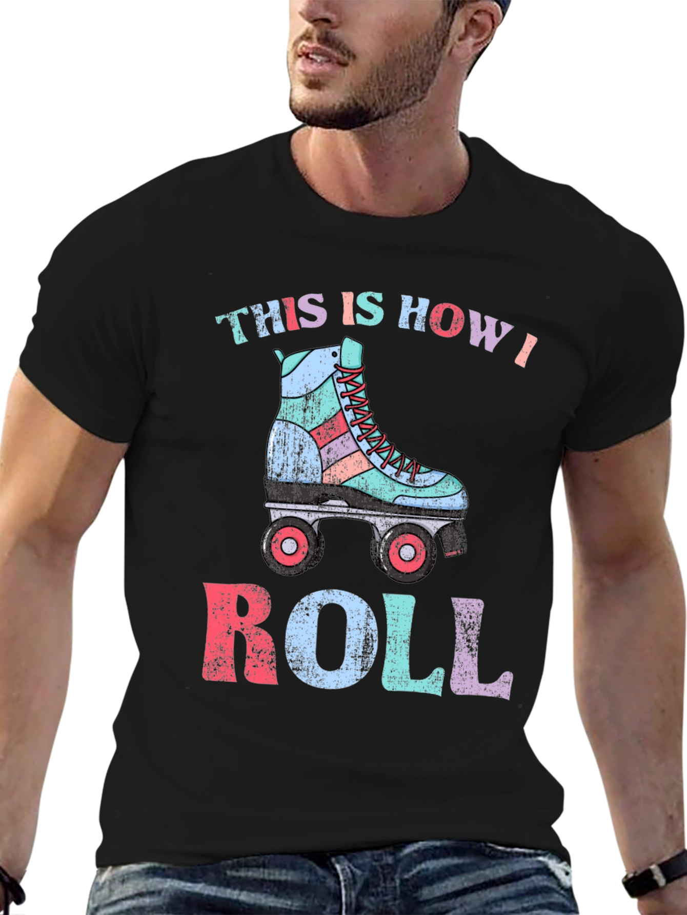 This Is How I Roll Roller Skate T-Shirt