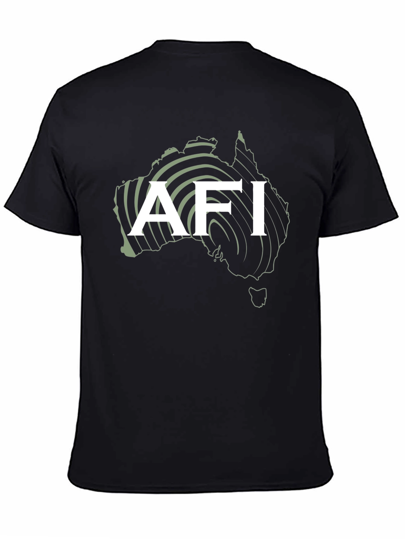 AFI Australia Map Graphic Tee - Band T-Shirt