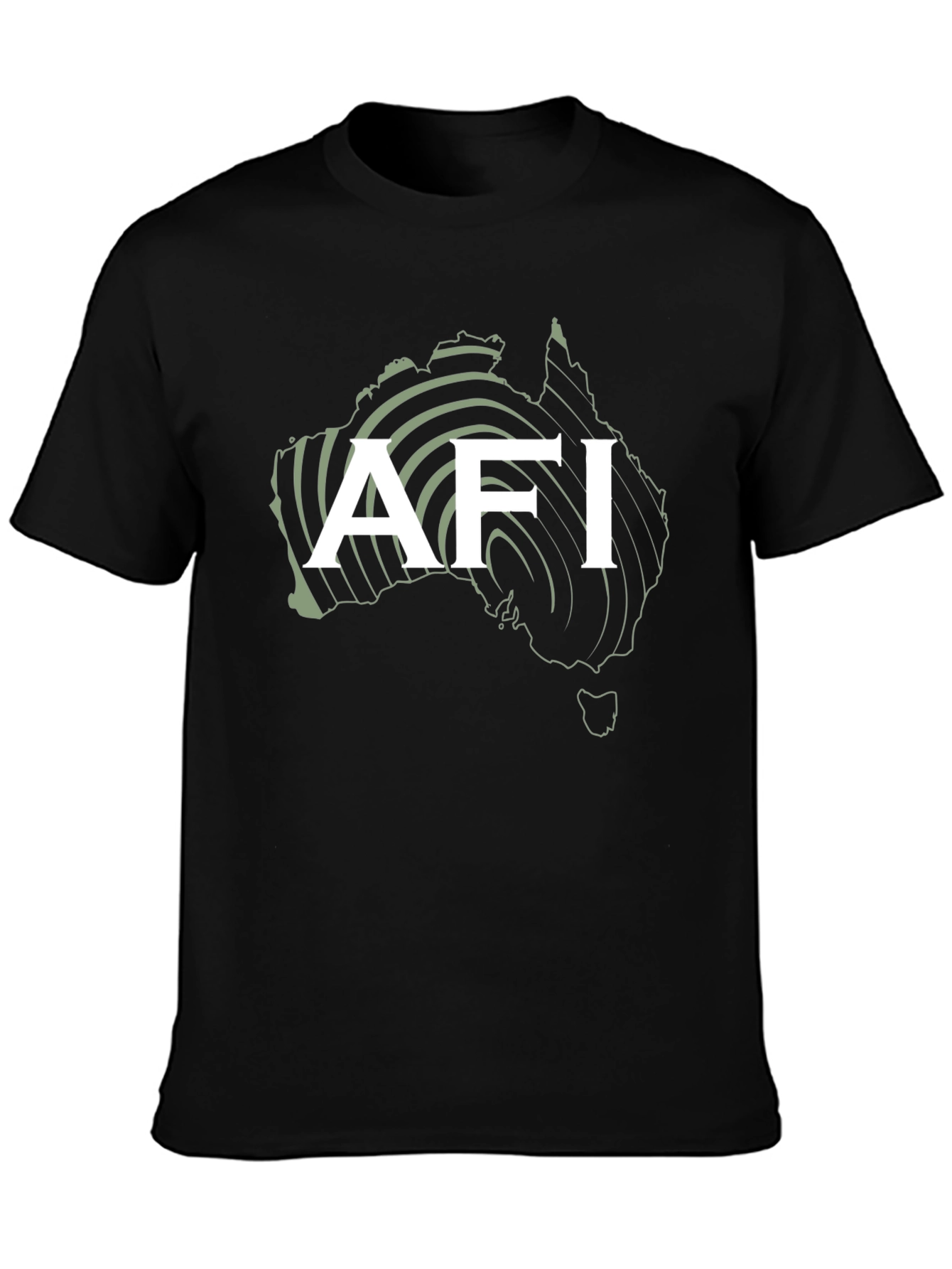 AFI Australia Map Graphic Tee - Band T-Shirt