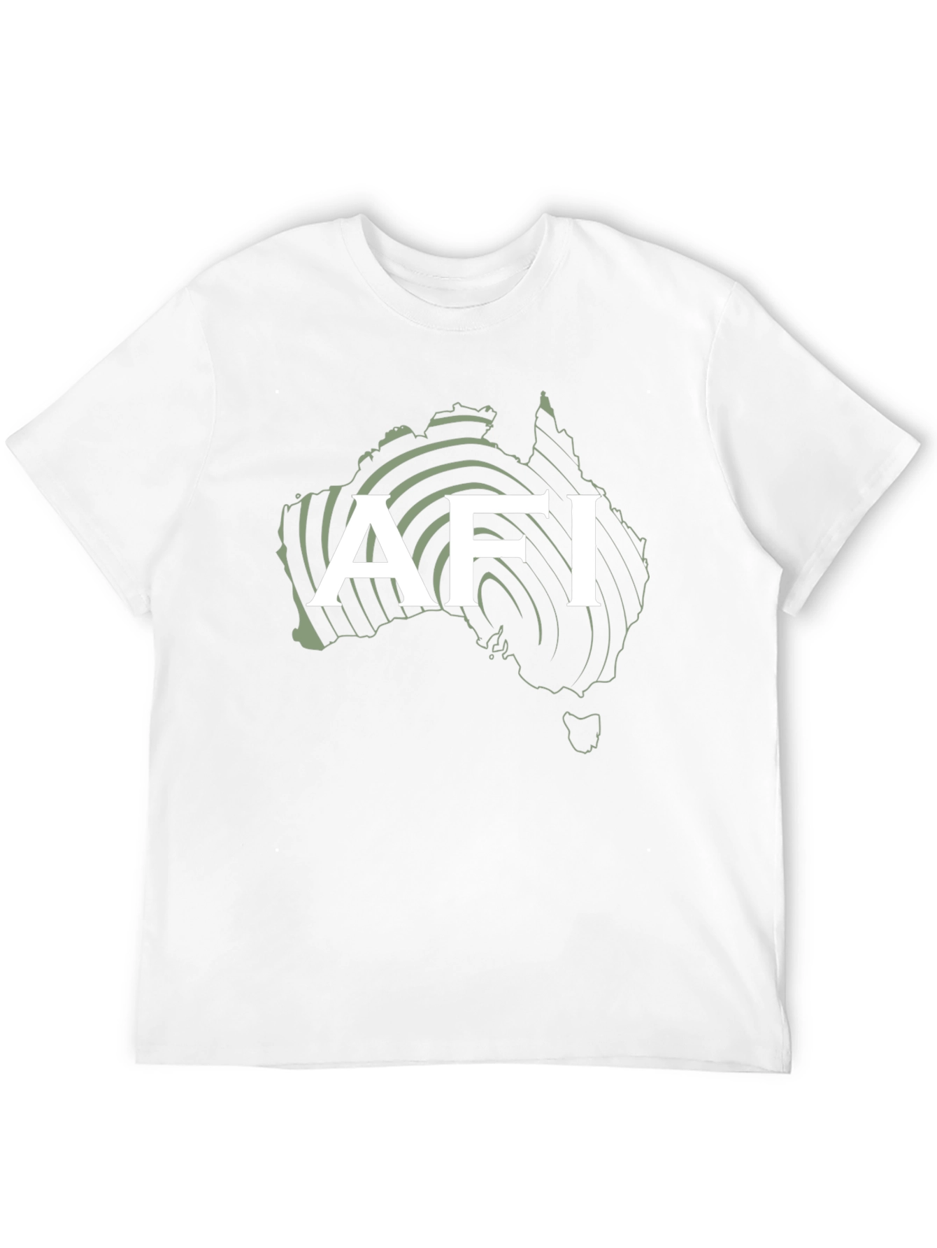 AFI Australia Map Graphic Tee - Band T-Shirt