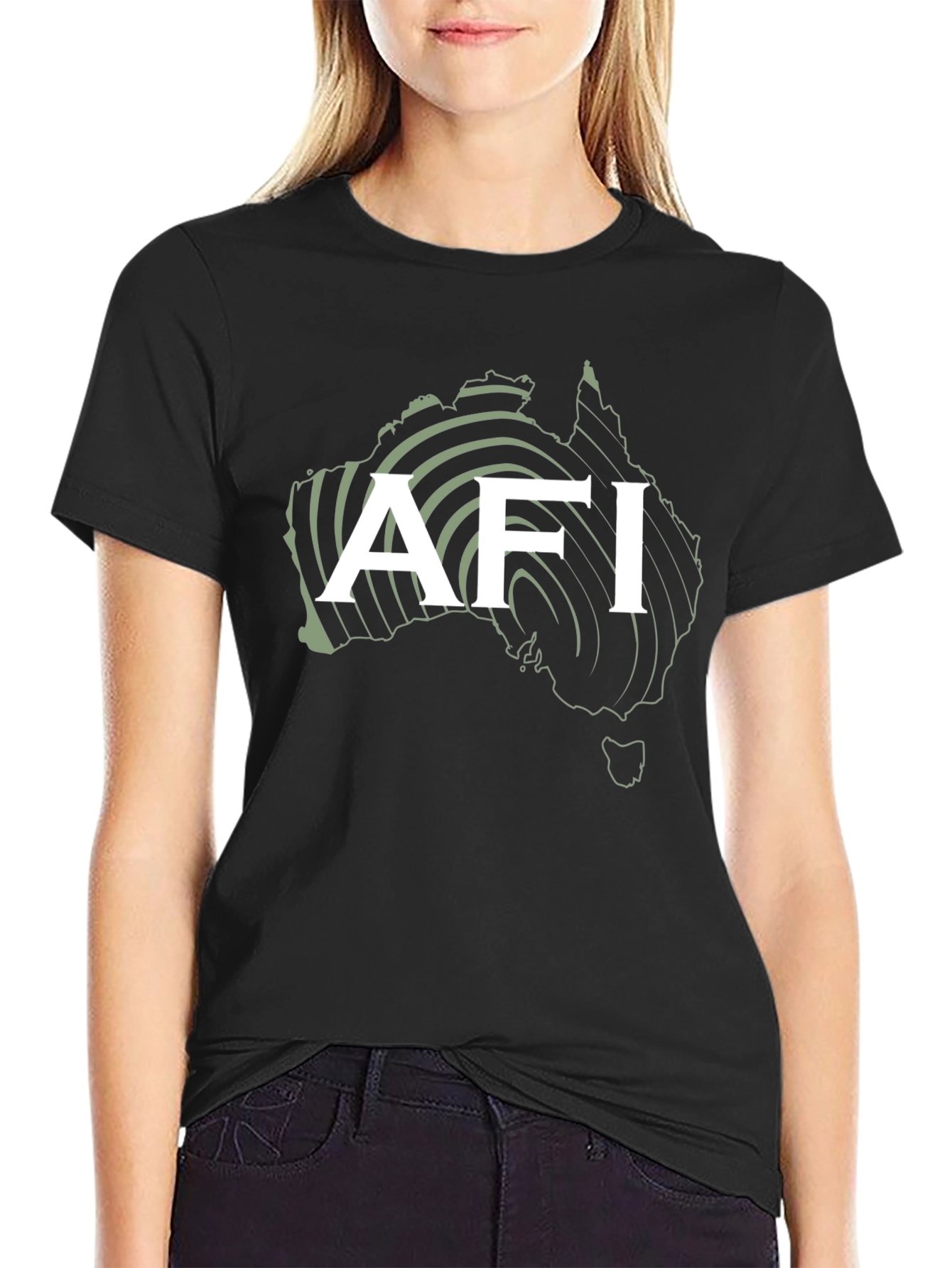 AFI Australia Map Graphic Tee - Band T-Shirt