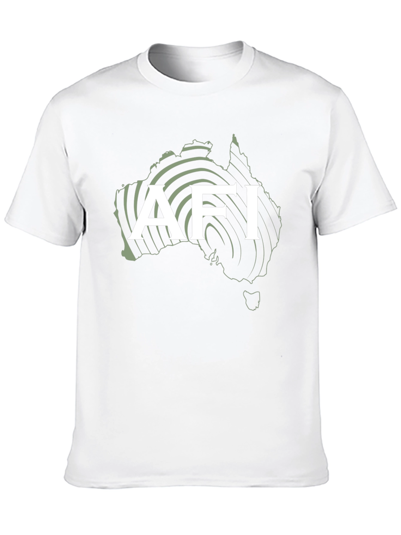 AFI Australia Map Graphic Tee - Band T-Shirt