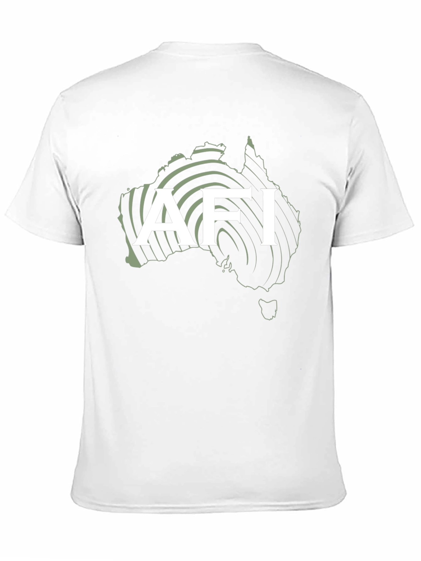 AFI Australia Map Graphic Tee - Band T-Shirt