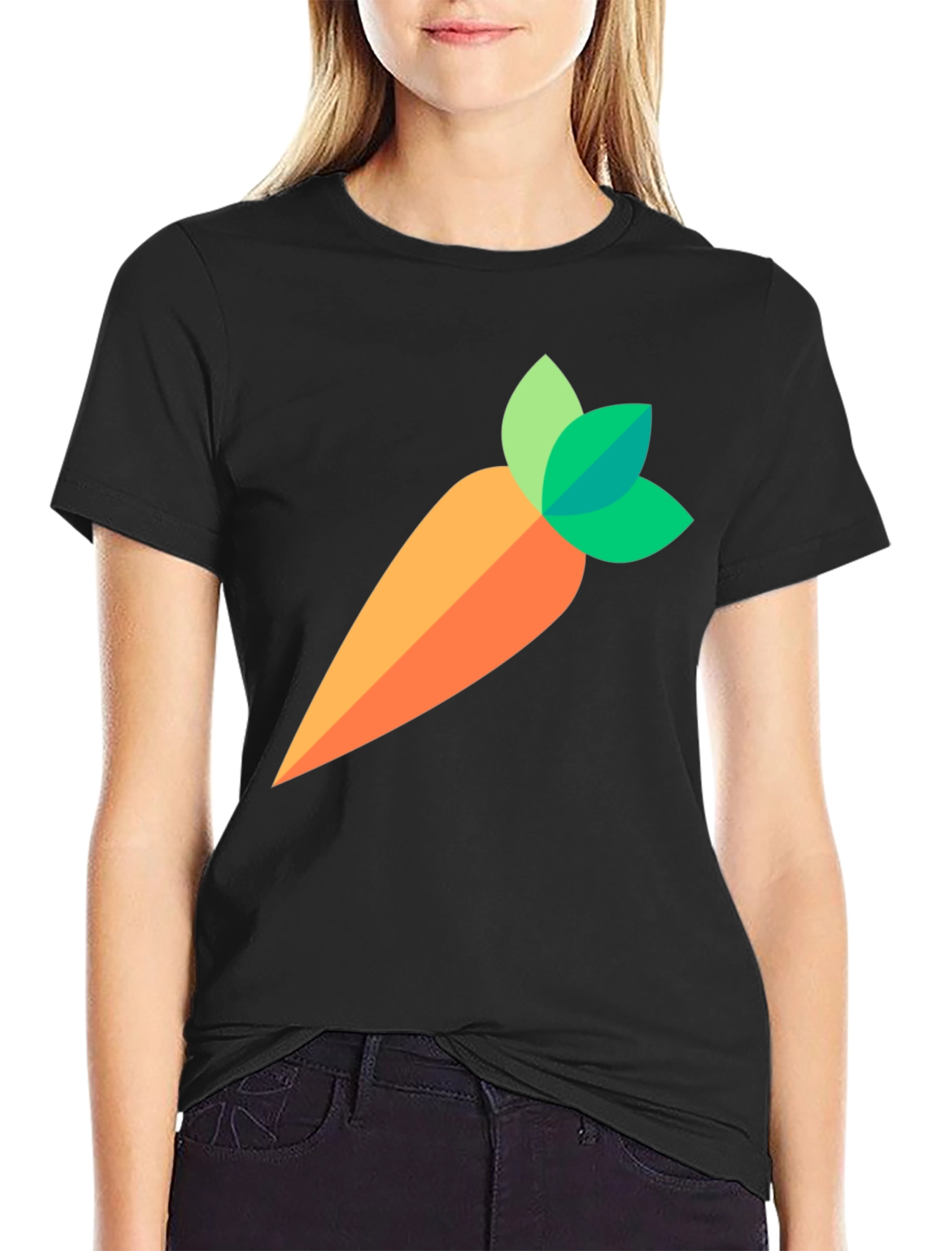 Carrot Graphic Tee - Casual Comfort
