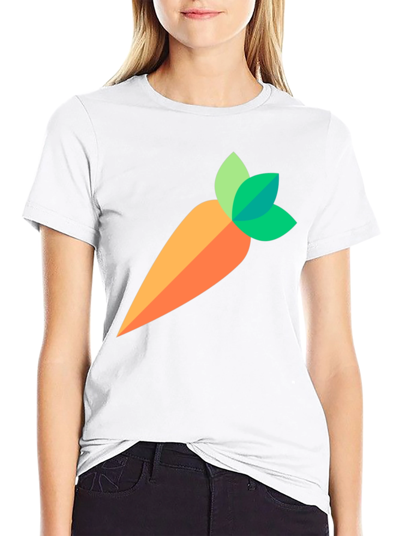 Carrot Graphic Tee - Casual Comfort