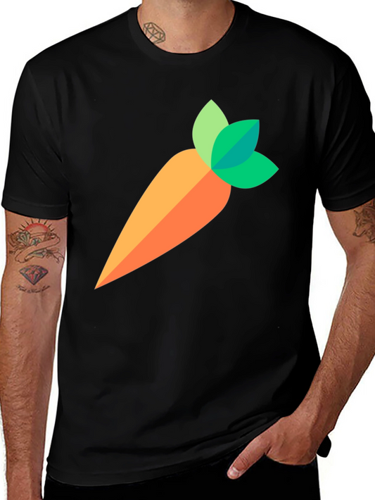 Carrot Graphic Tee - Casual Comfort