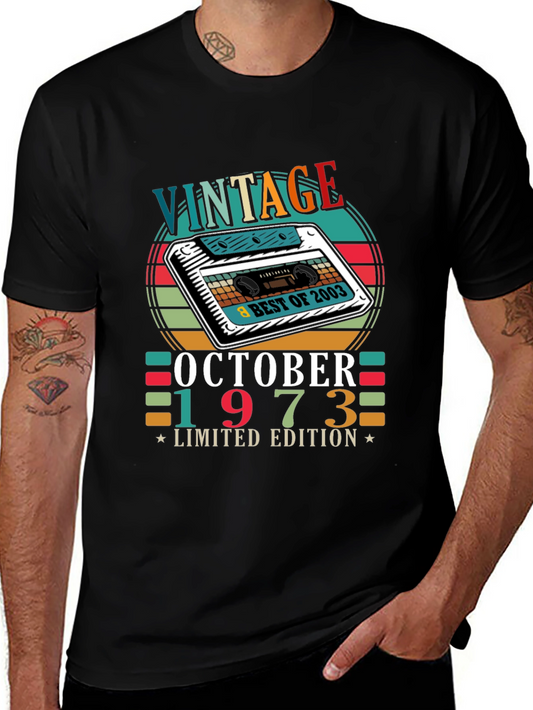Vintage October 1973 Limited Edition T-Shirt