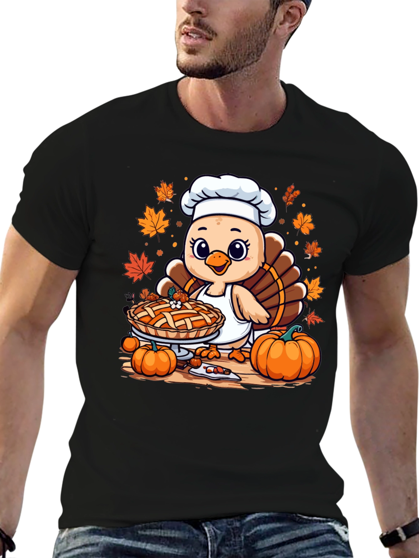 Thanksgiving Turkey Chef T-Shirt