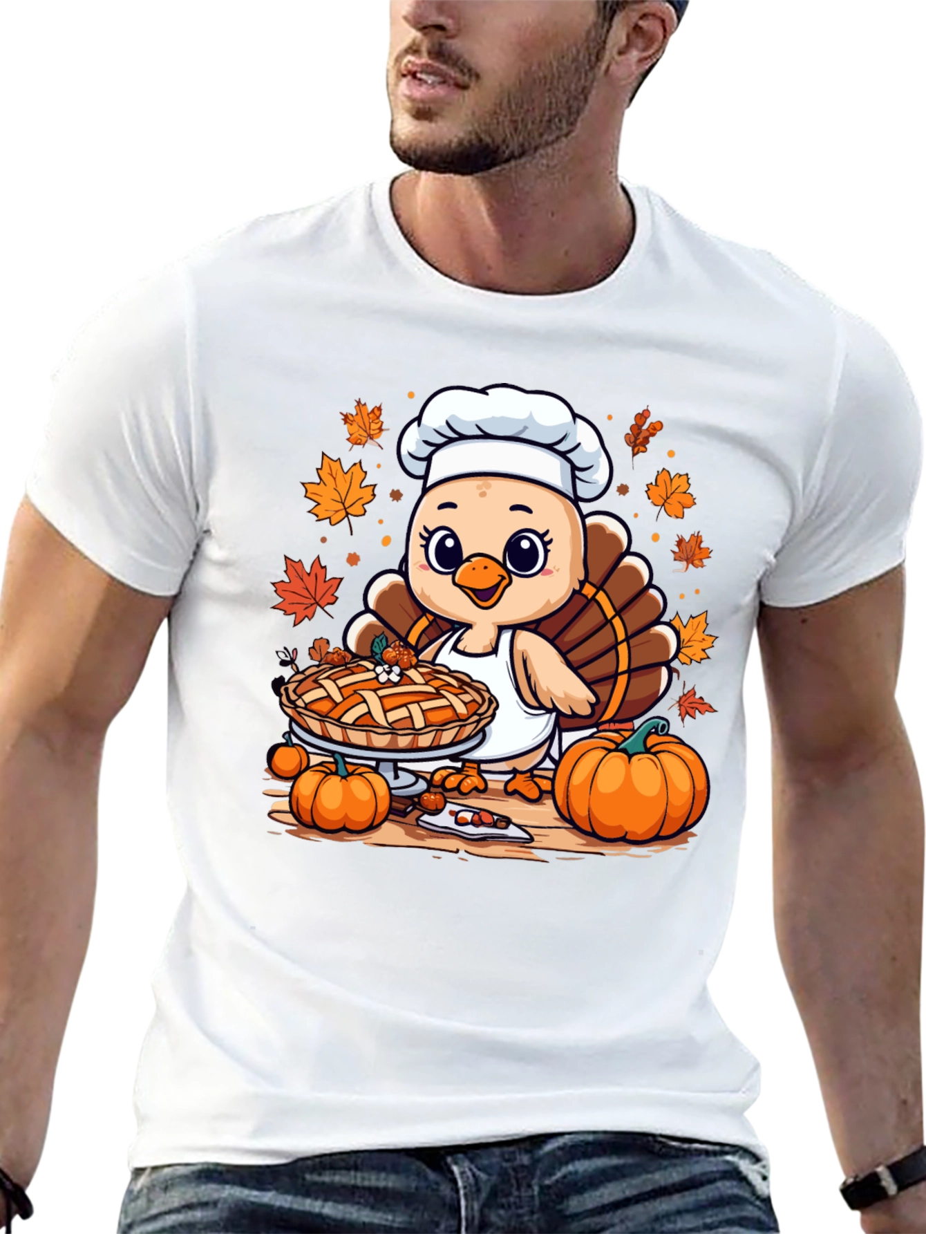 Thanksgiving Turkey Chef T-Shirt
