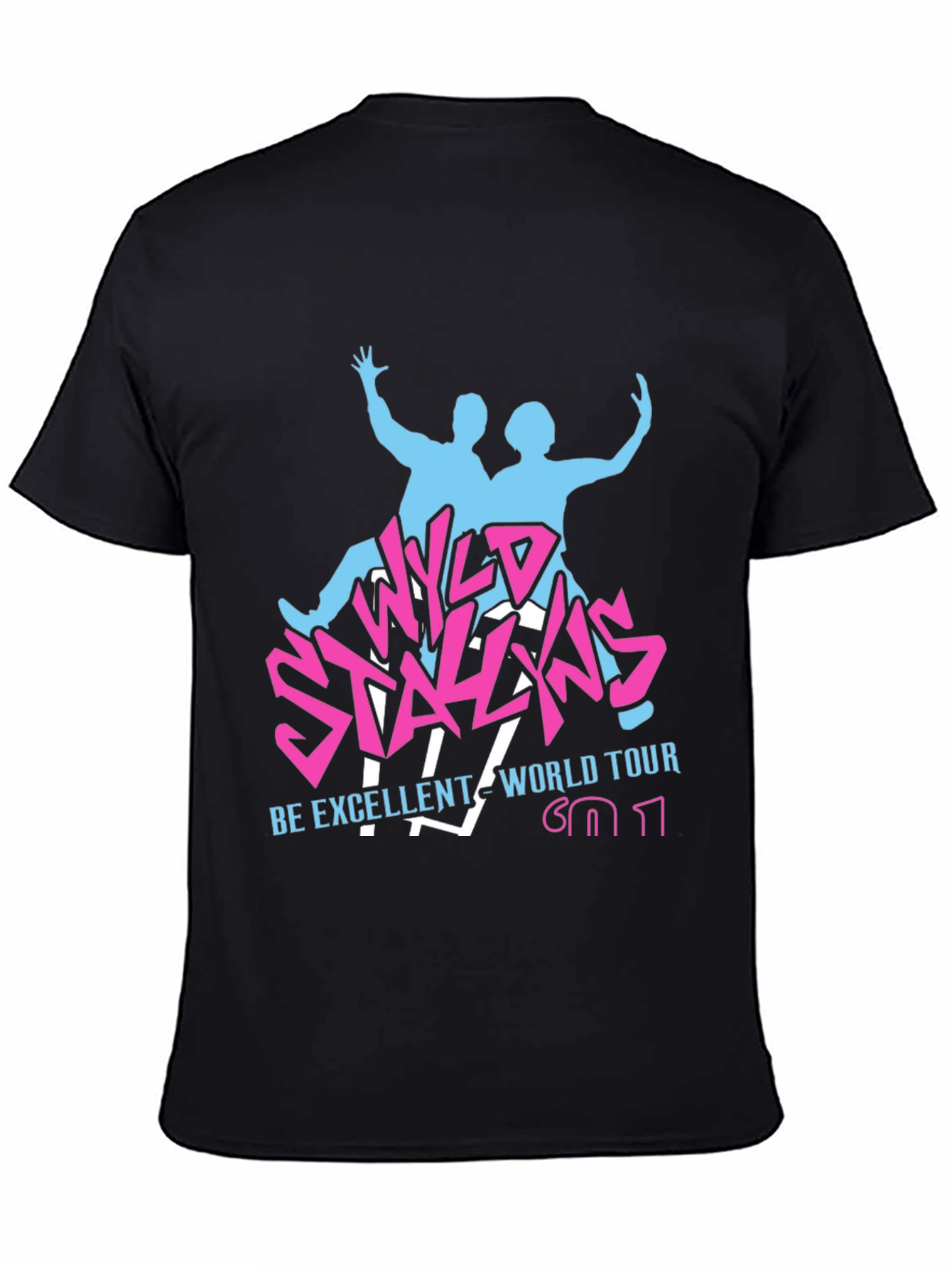 Wyld Stallyns World Tour Black T-Shirt