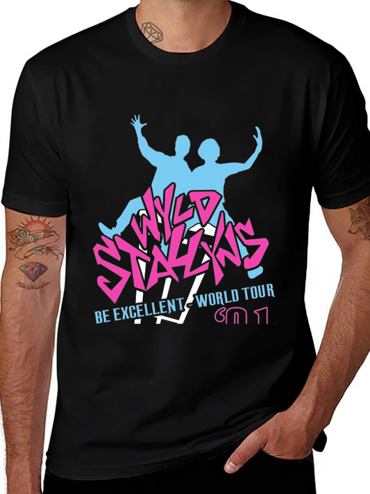 Wyld Stallyns World Tour Black T-Shirt
