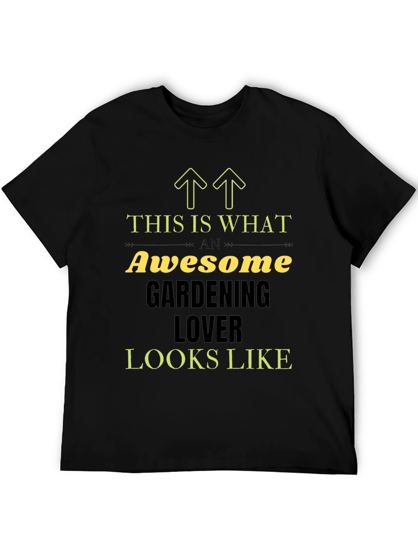 Awesome Gardening Lover T-Shirt - Black