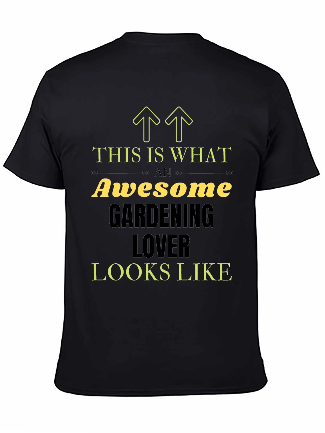 Awesome Gardening Lover T-Shirt - Black