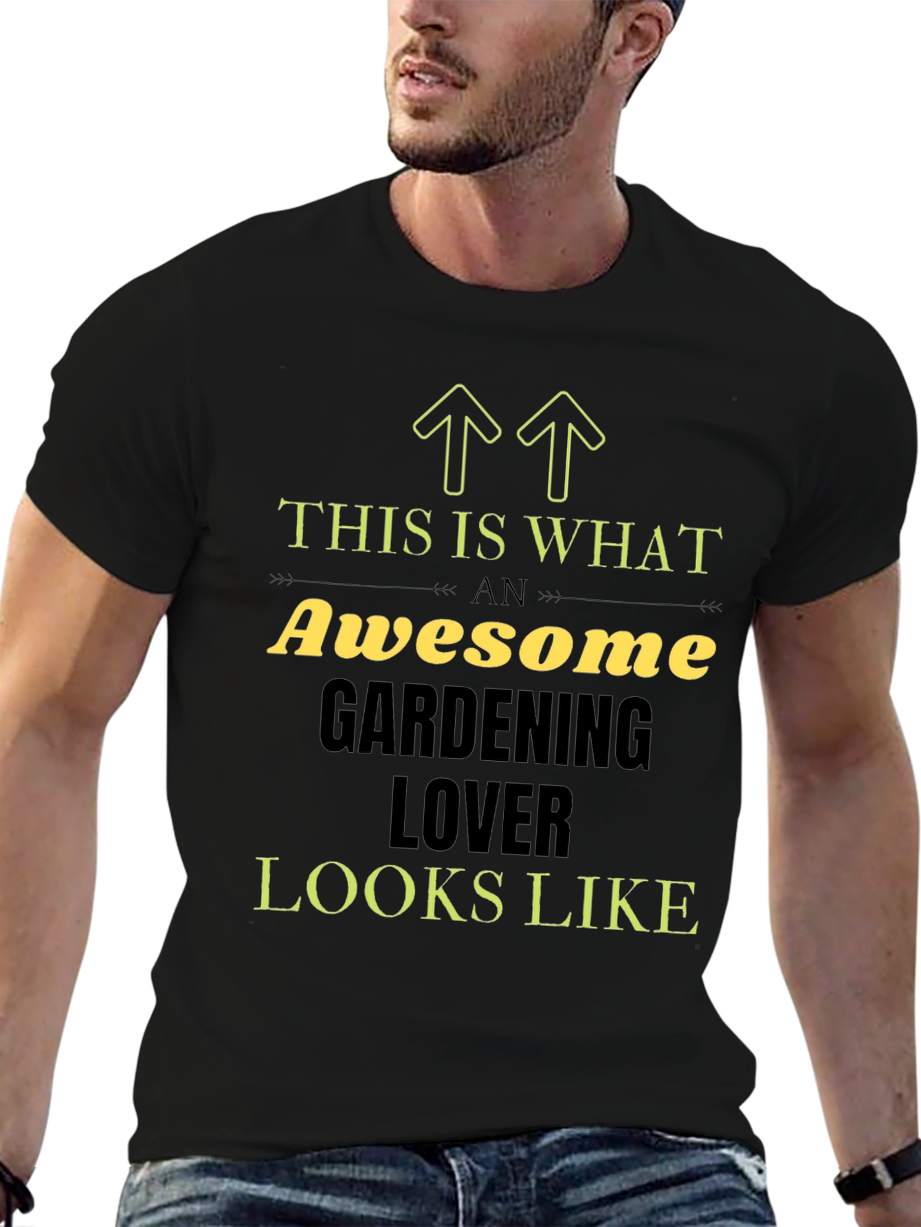 Awesome Gardening Lover T-Shirt - Black