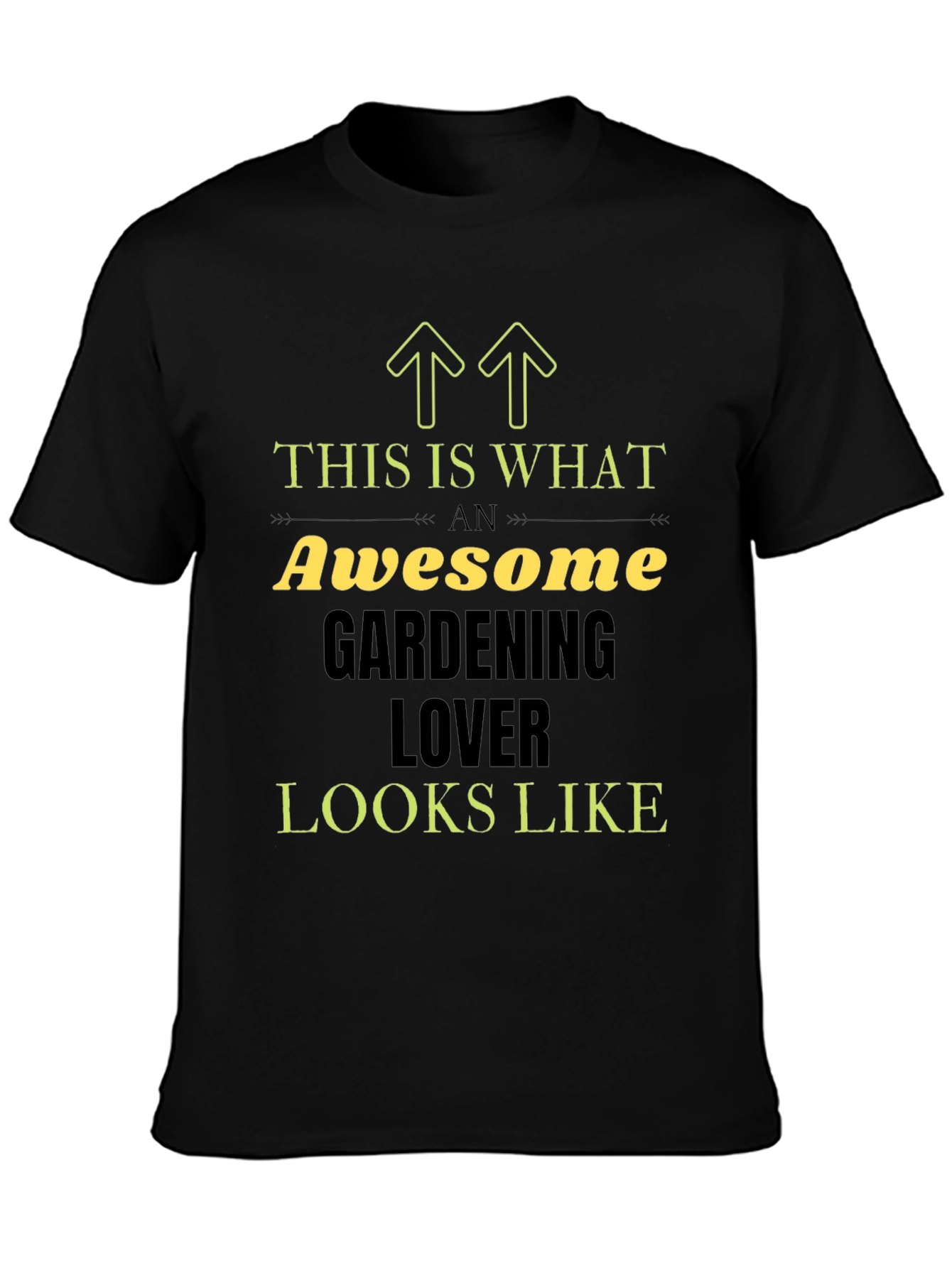 Awesome Gardening Lover T-Shirt - Black