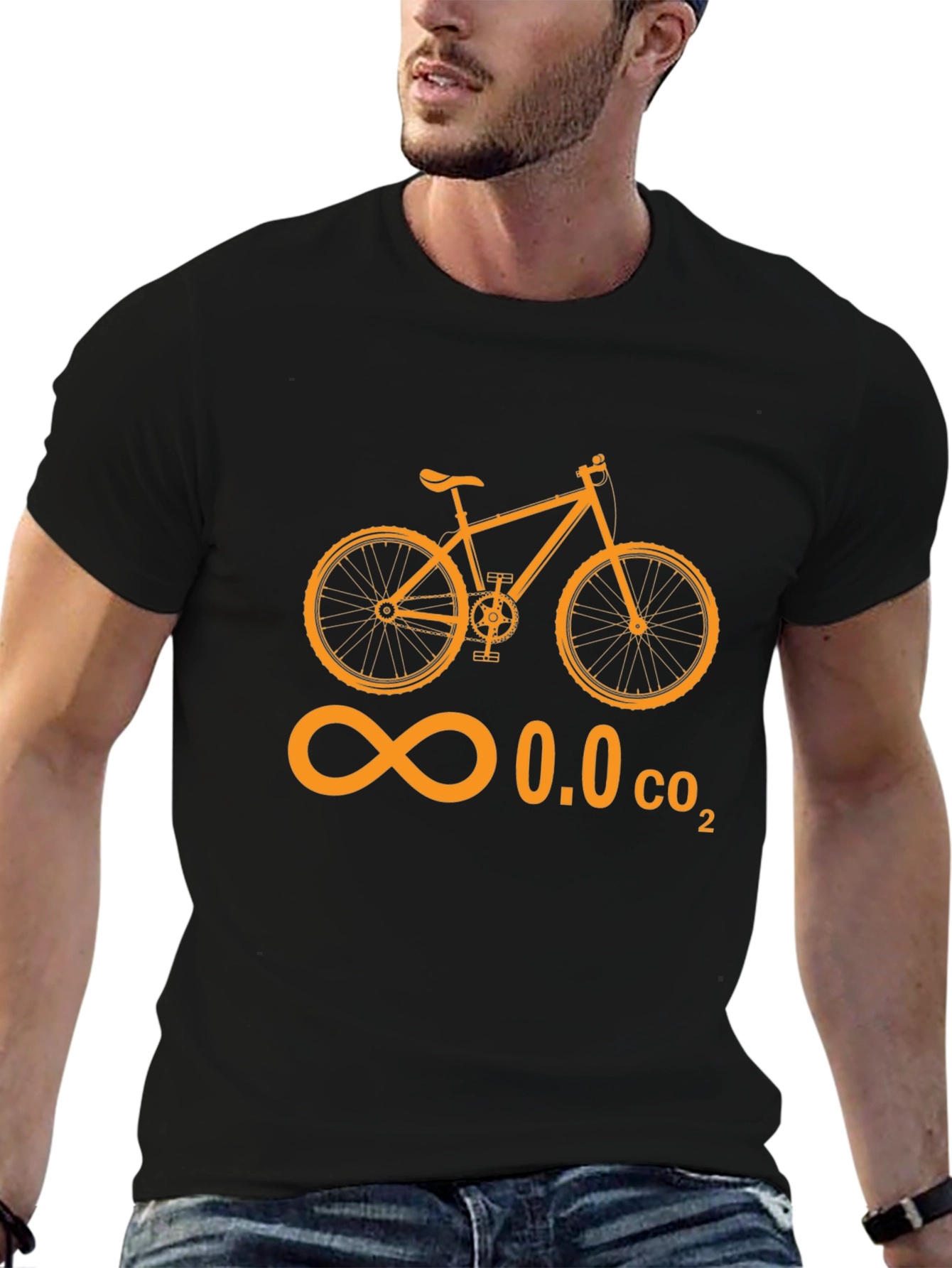 Eco-Friendly Cycling T-Shirt - Zero CO2 Emissions