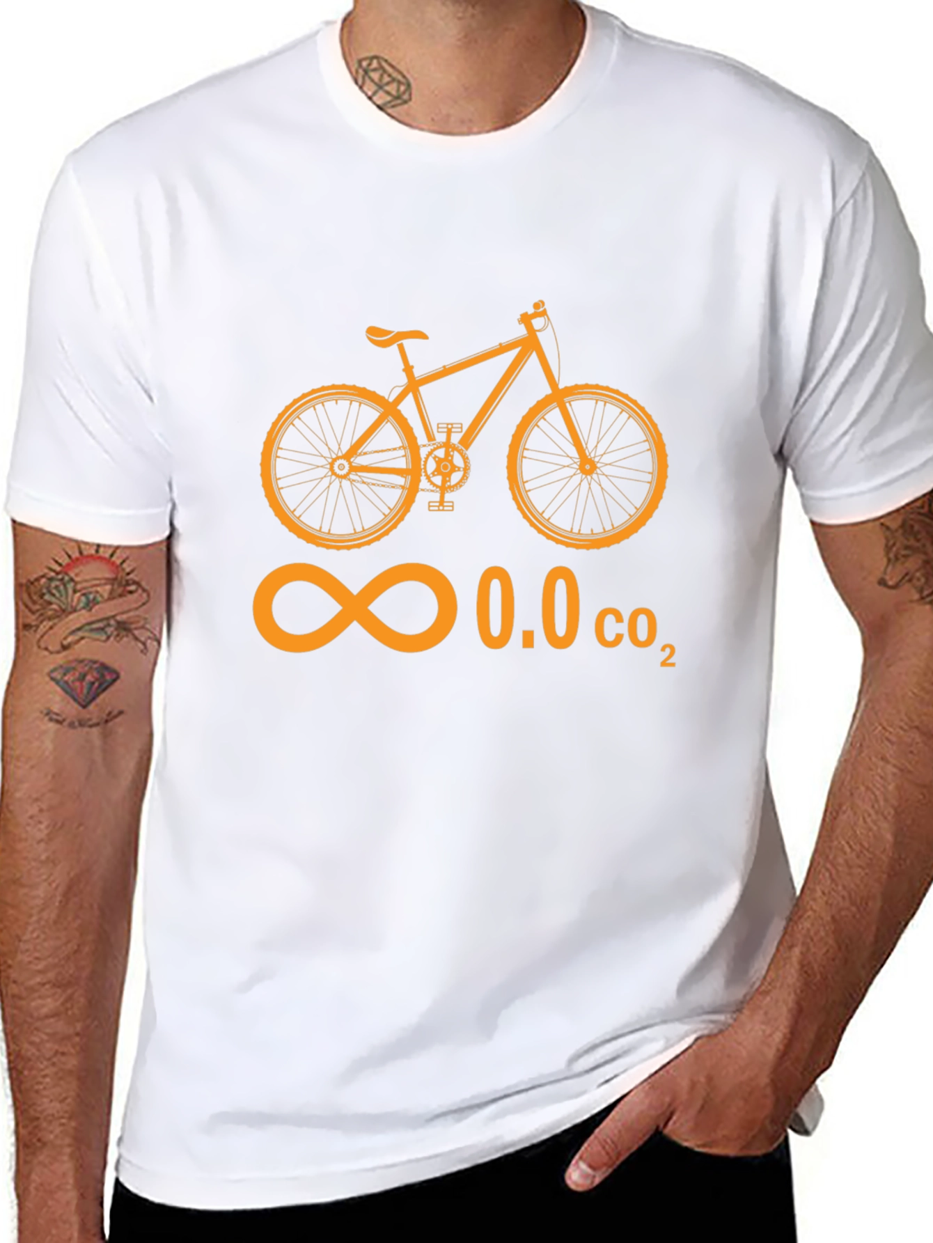 Eco-Friendly Cycling T-Shirt - Zero CO2 Emissions