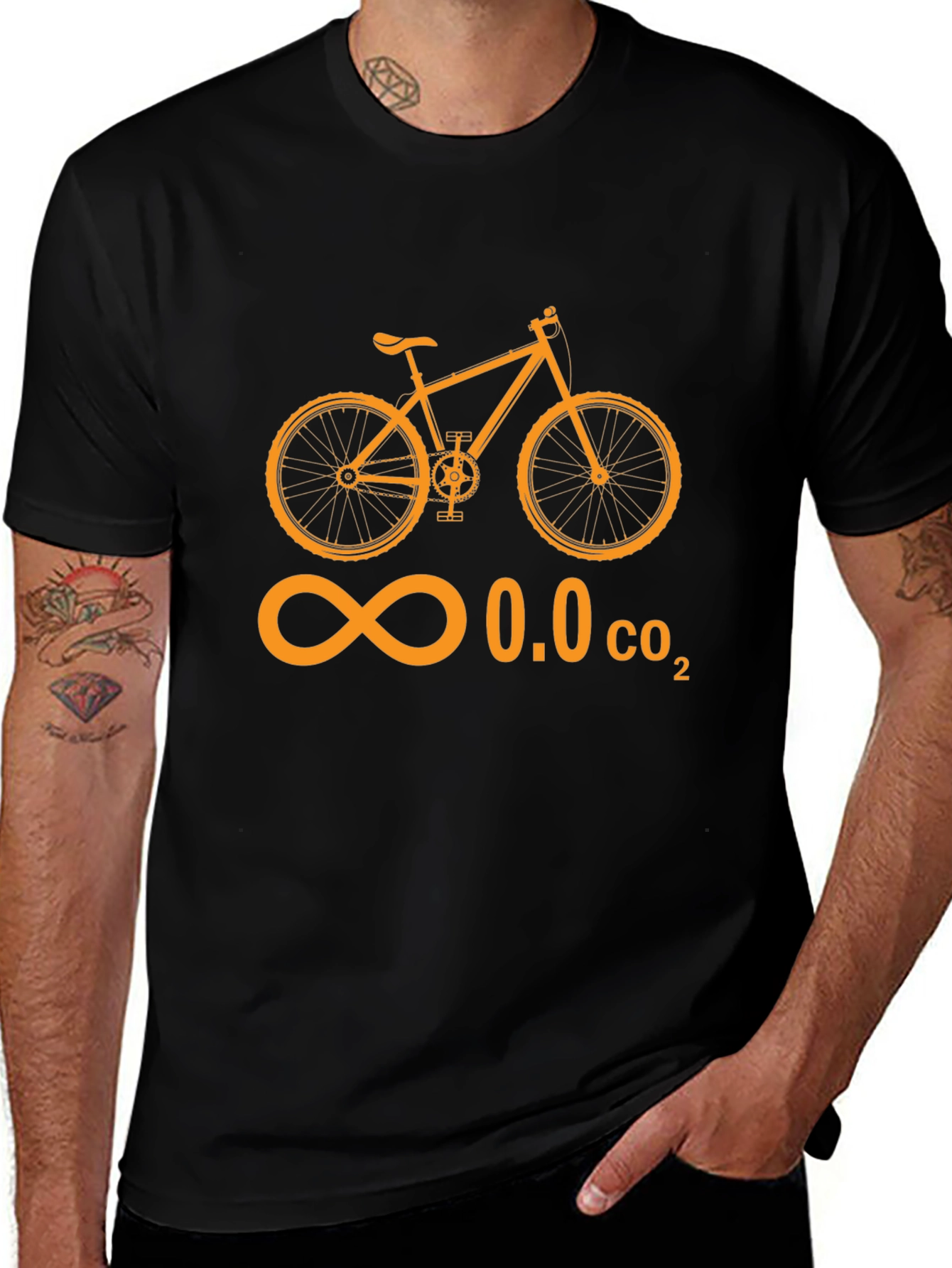 Eco-Friendly Cycling T-Shirt - Zero CO2 Emissions