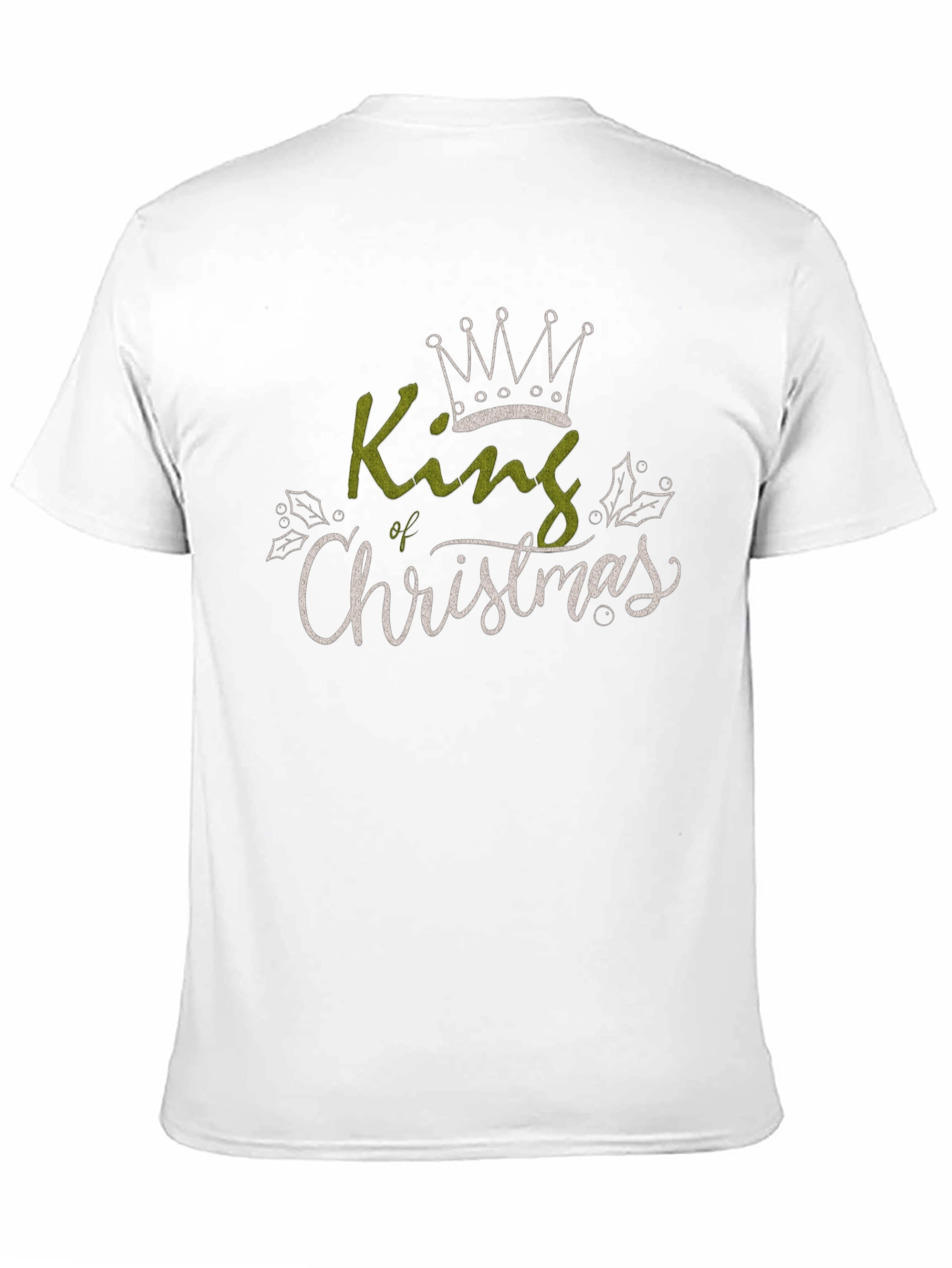 King of Christmas Black Graphic Tee