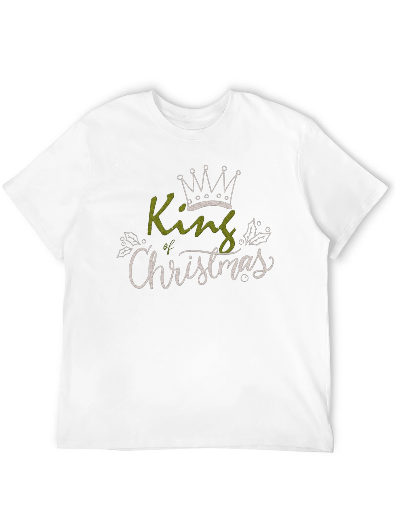 King of Christmas Black Graphic Tee